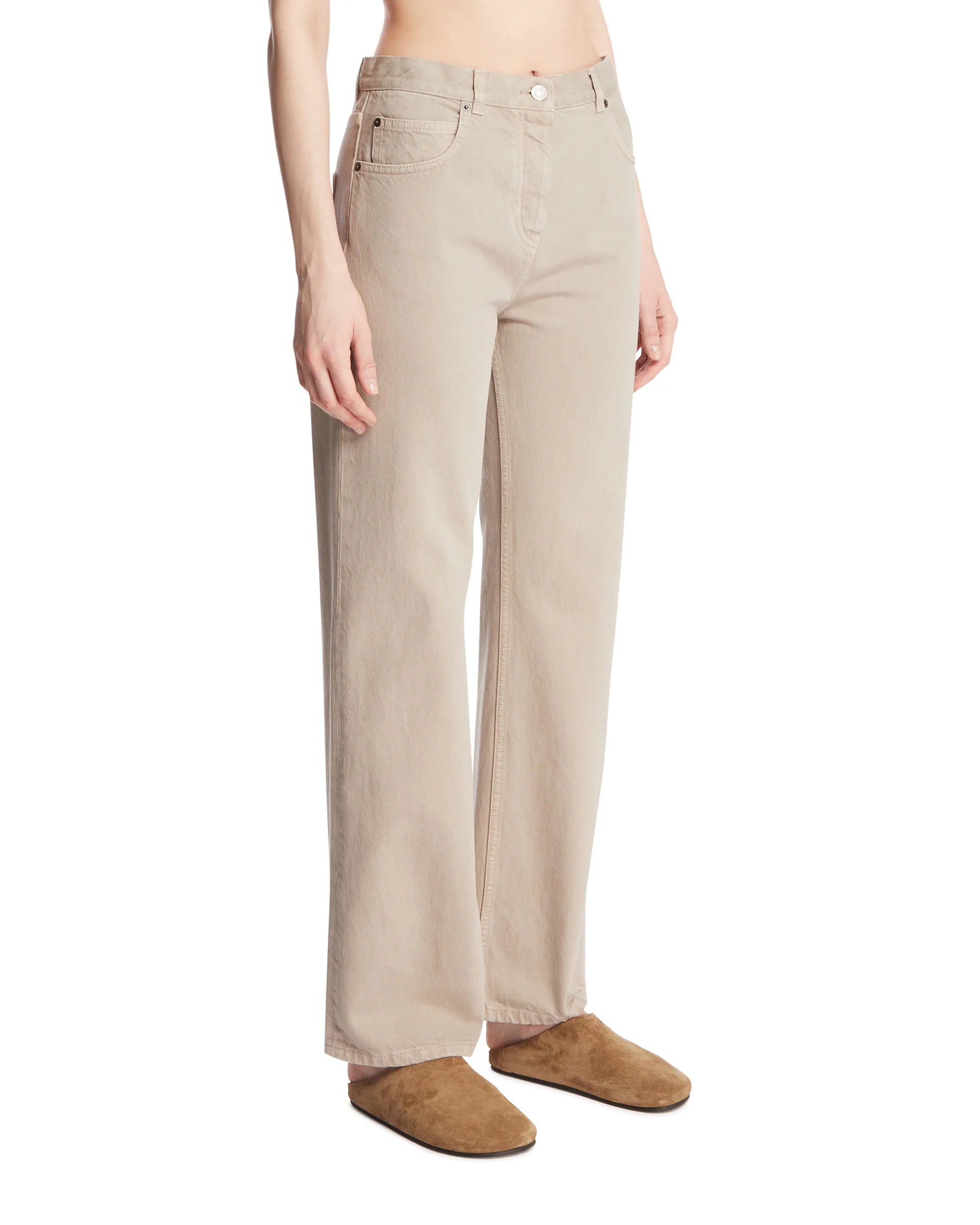 Jeans Finbar In Cotone Grigio - Image 2