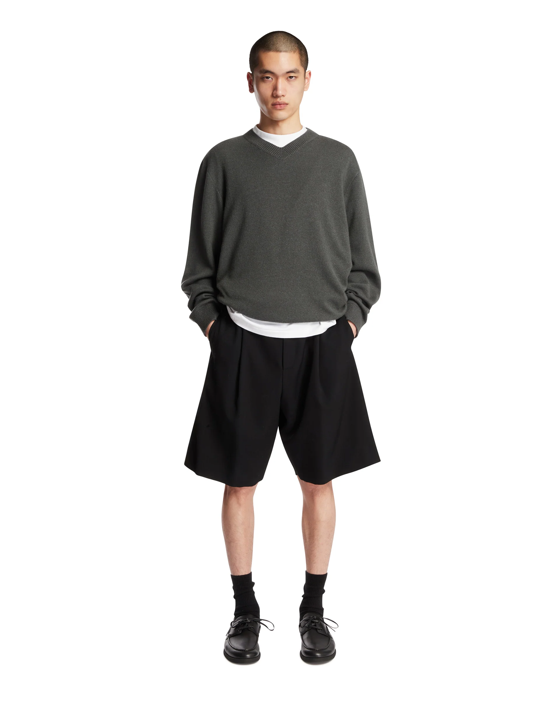 Maglione Memphis In Cashmere Grigio - Image 3