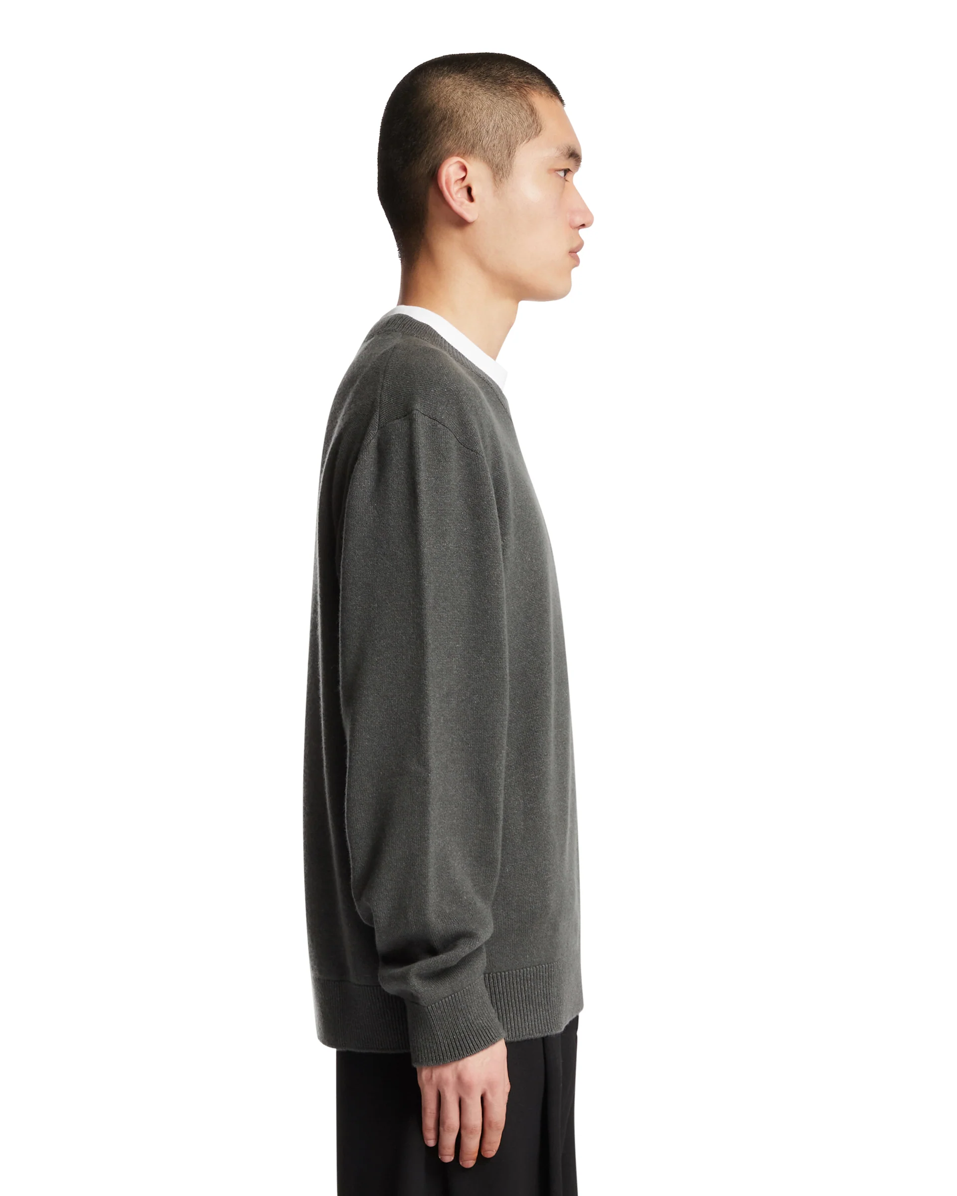 Maglione Memphis In Cashmere Grigio - Image 4