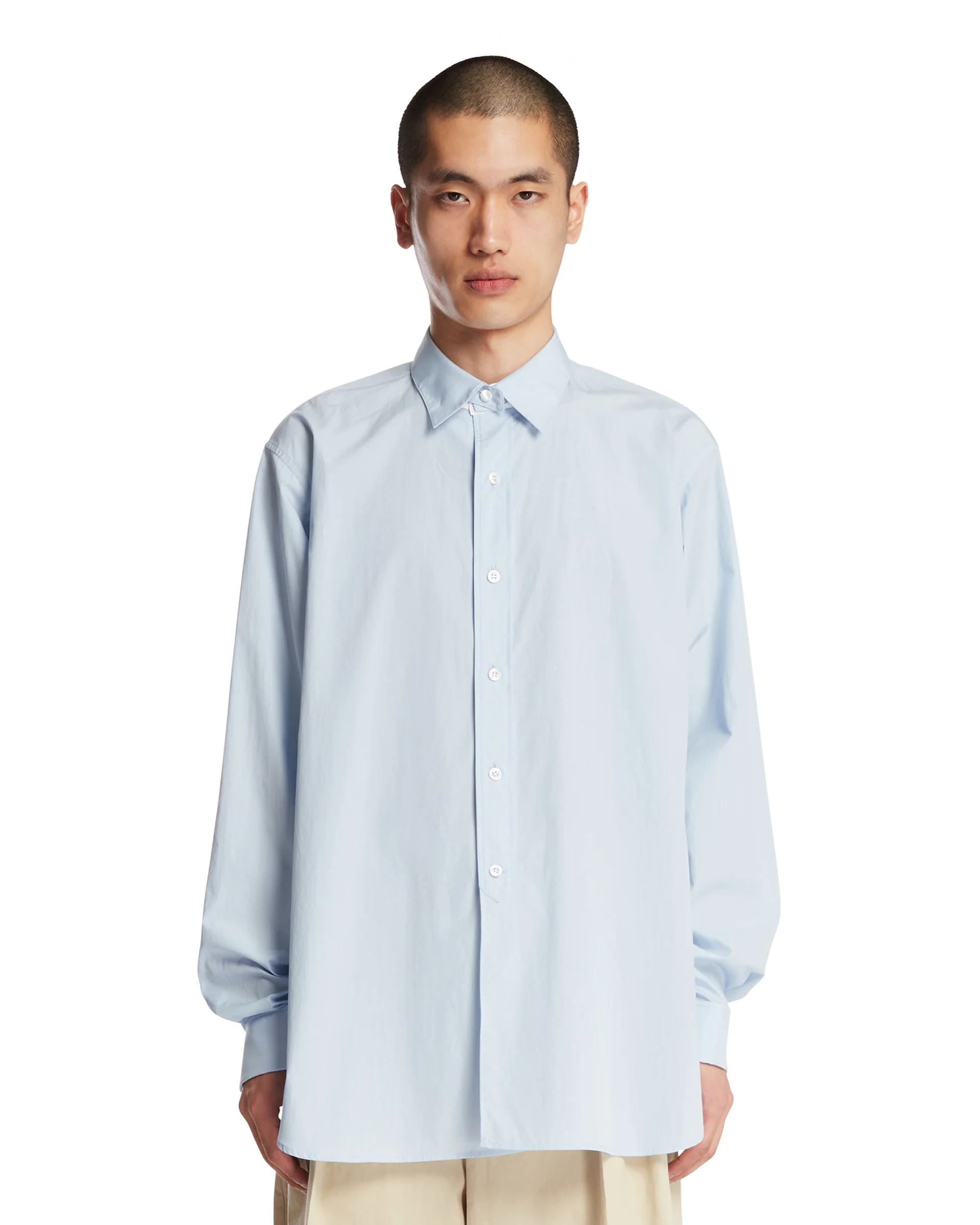 Camicia Melchior In Cotone Azzurra