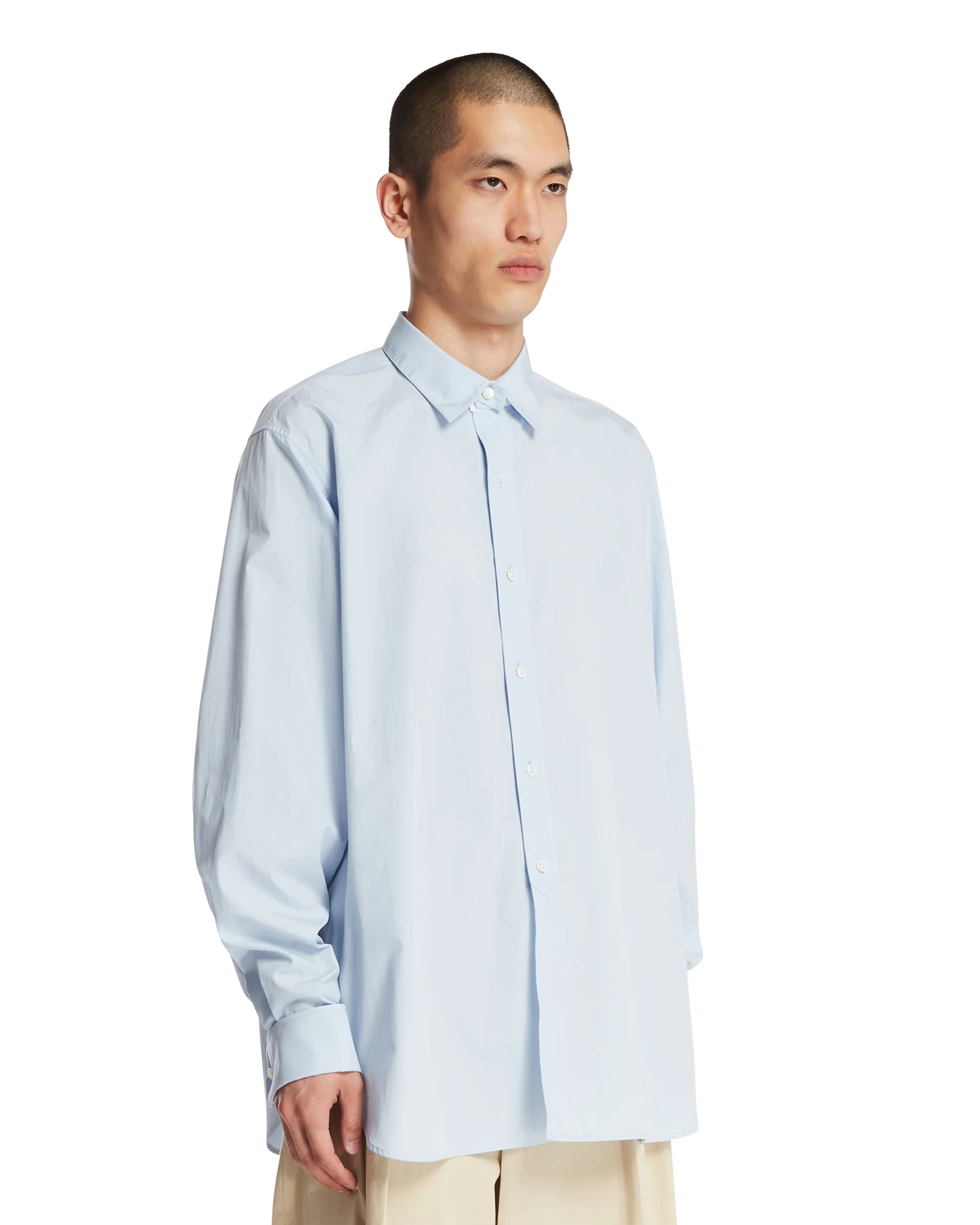 Camicia Melchior In Cotone Azzurra - Image 2
