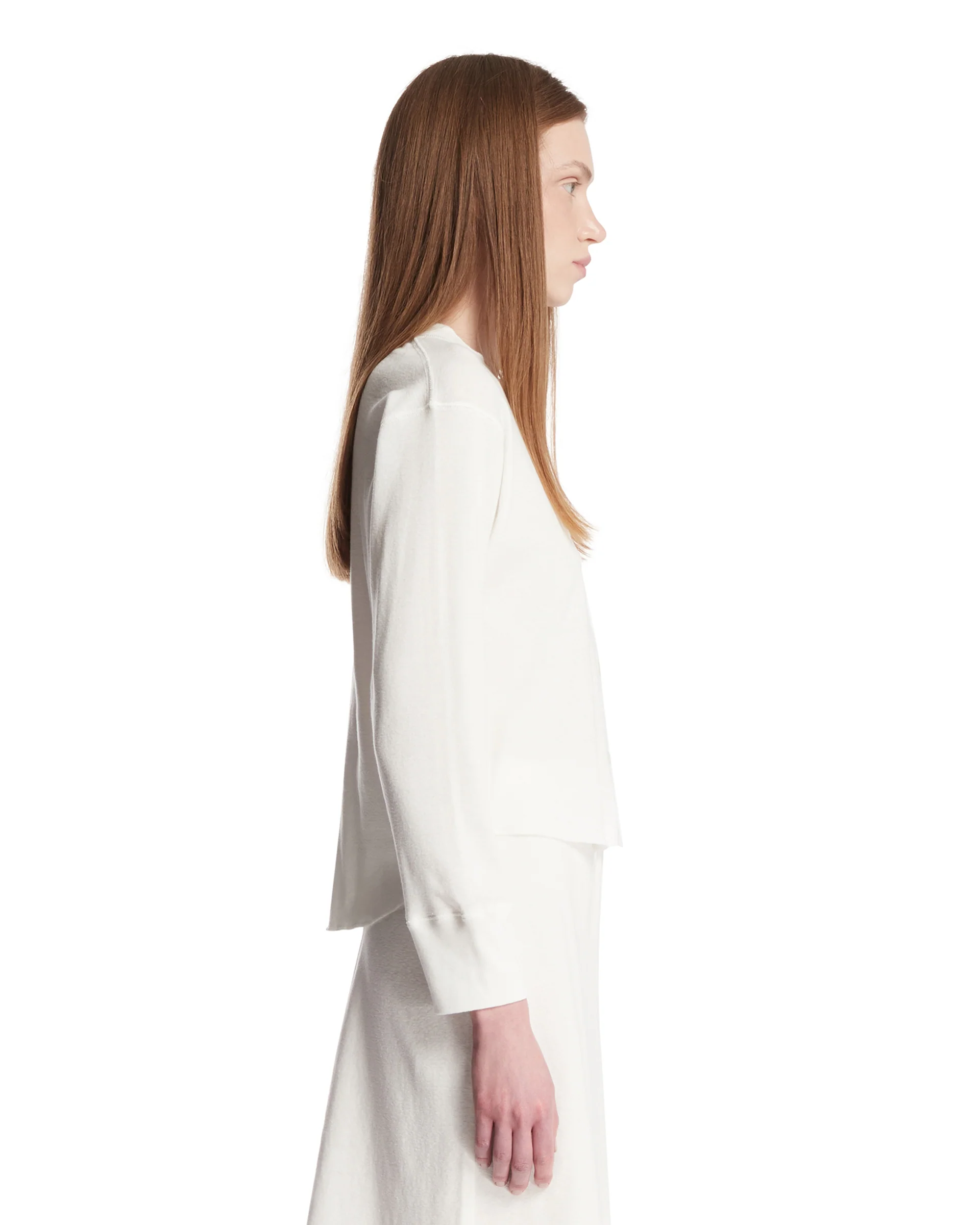 Top Gano In Cotone Bianco - Image 4