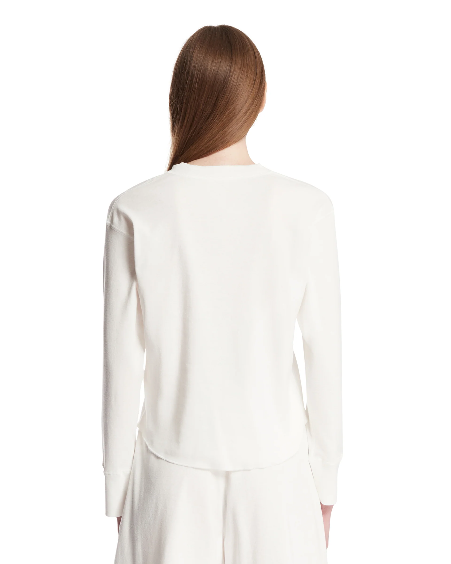 Top Gano In Cotone Bianco - Image 5