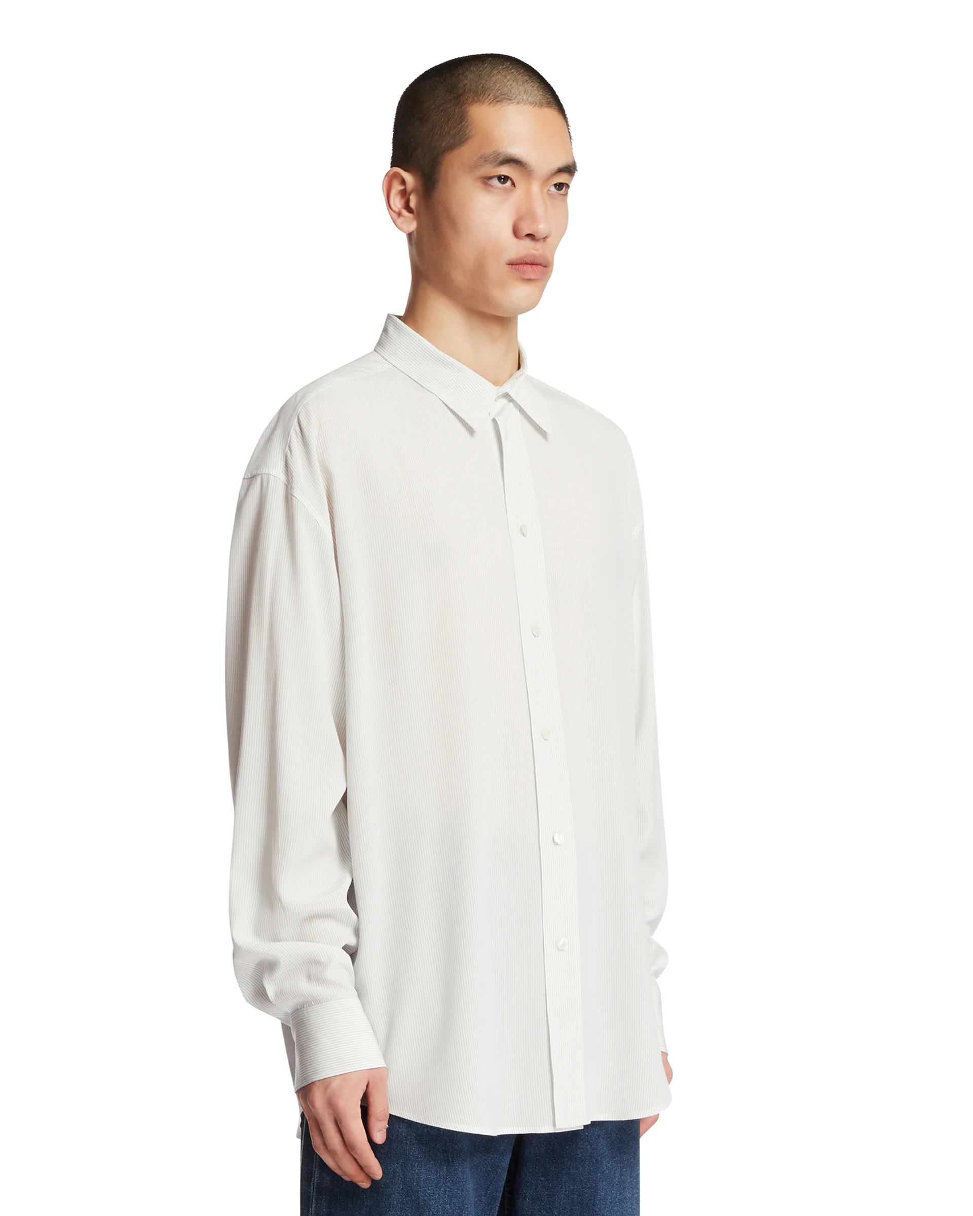 Camicia Granada in Seta Bianca - Image 2