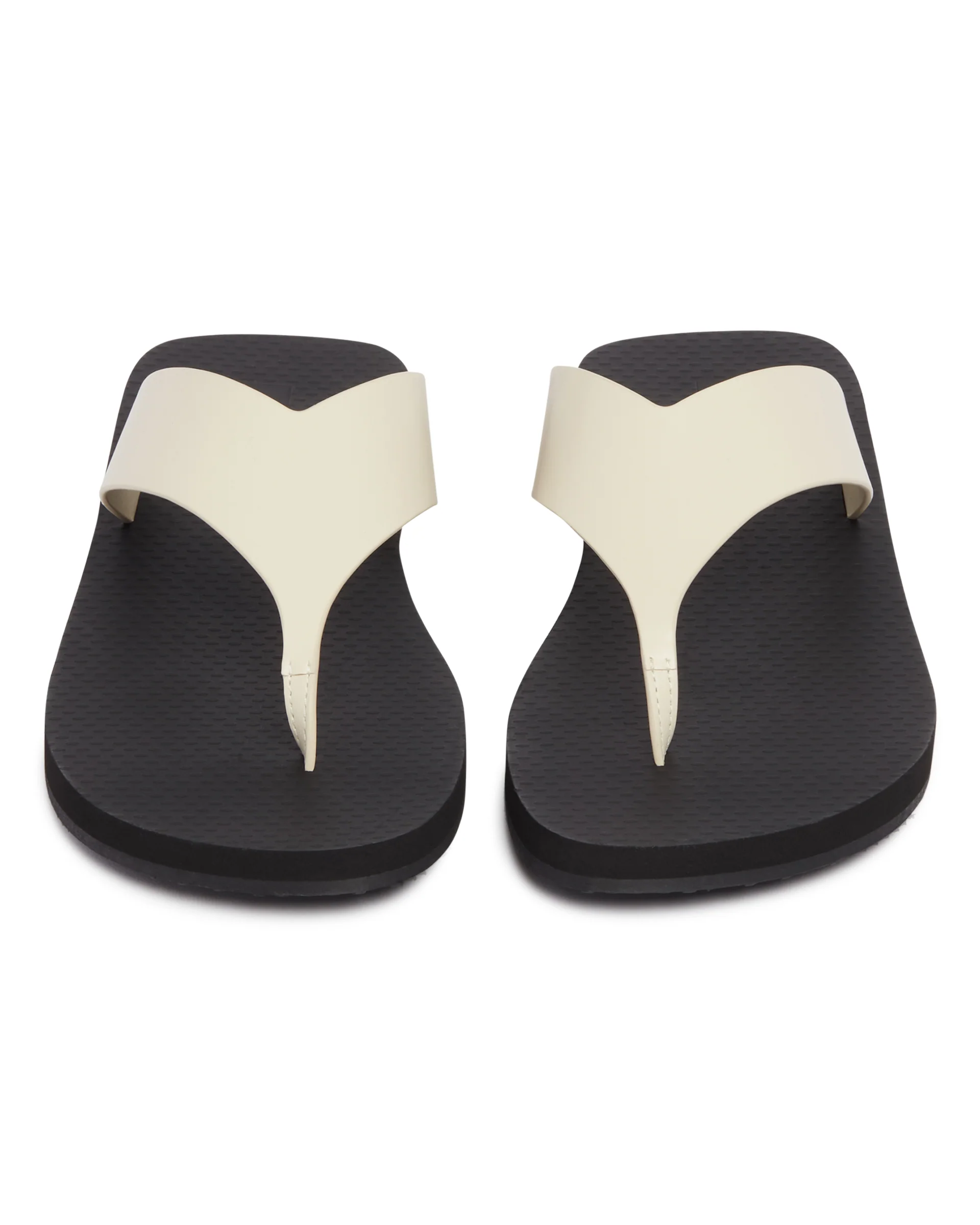 Sandali Infradito In Pelle Bianchi - Image 4