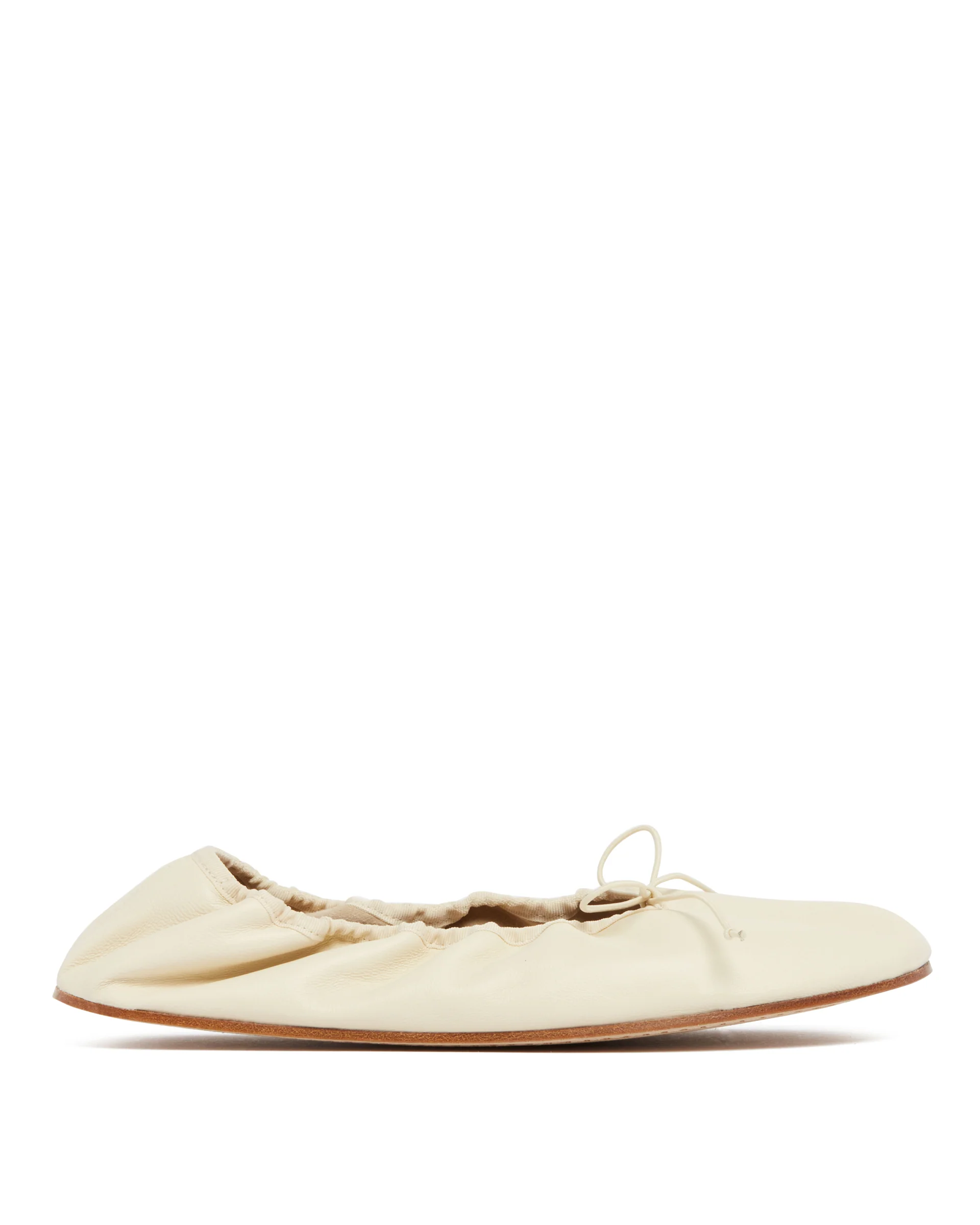 Ballerine Arrotondate Basse Bianche