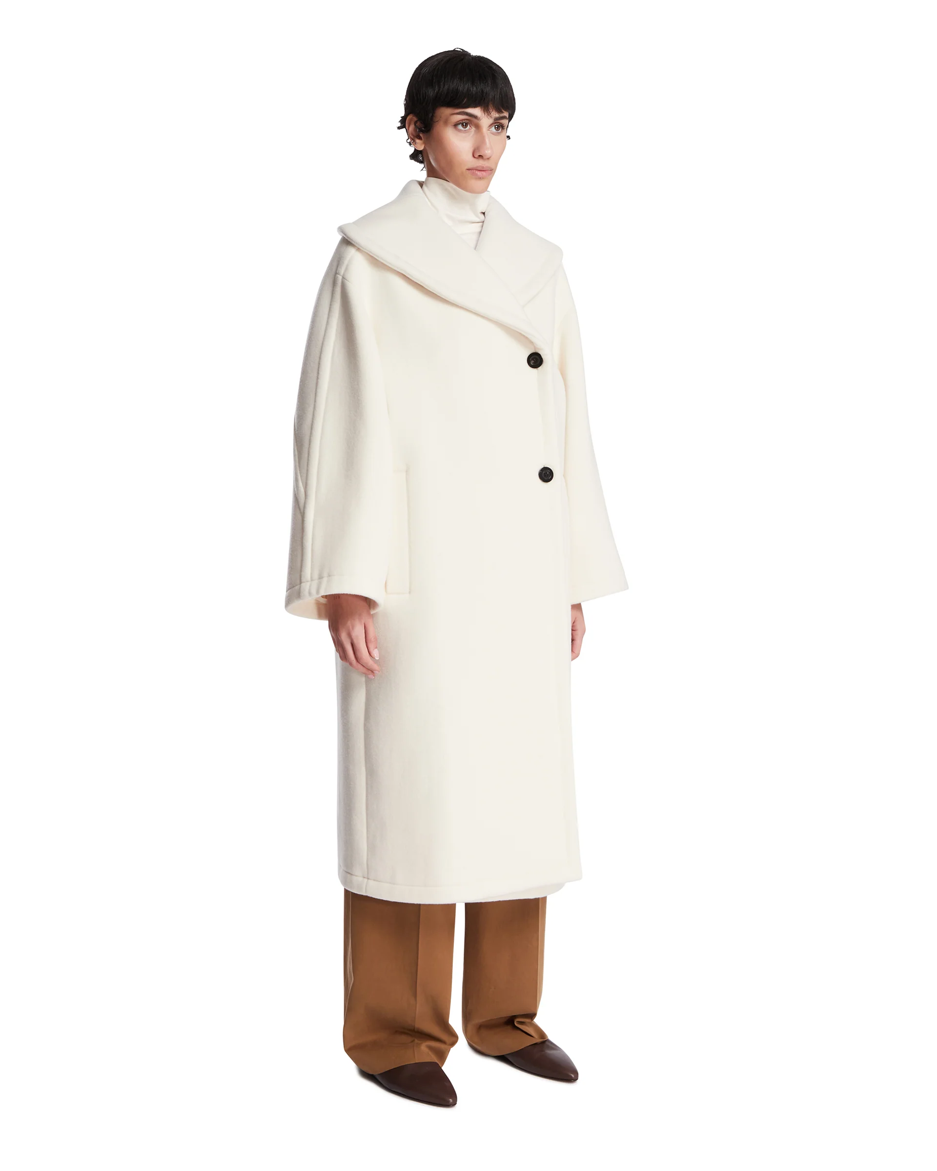Cappotto in Lana Regino Bianco - Image 2