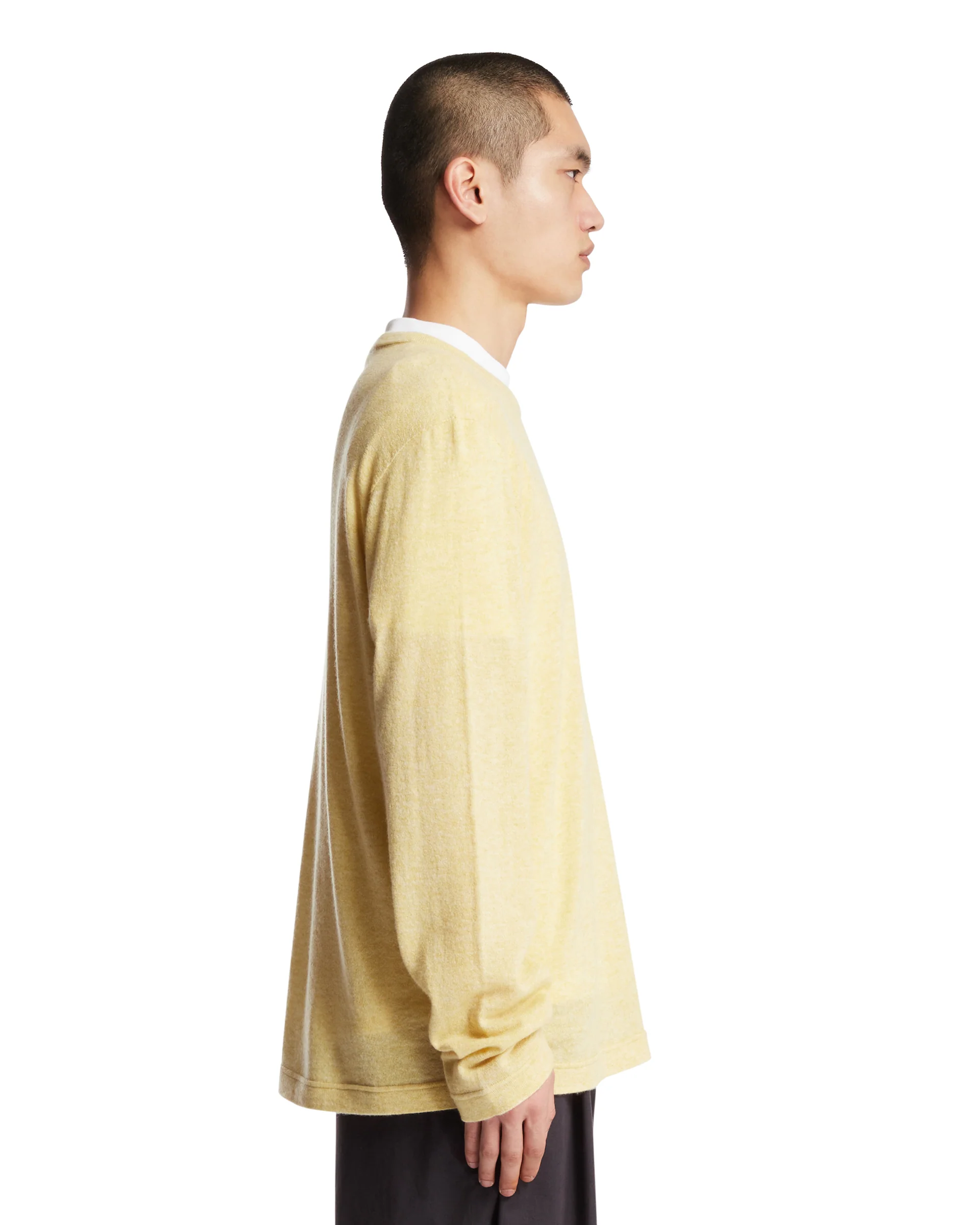 Maglione Casas In Cashmere Giallo - Image 4