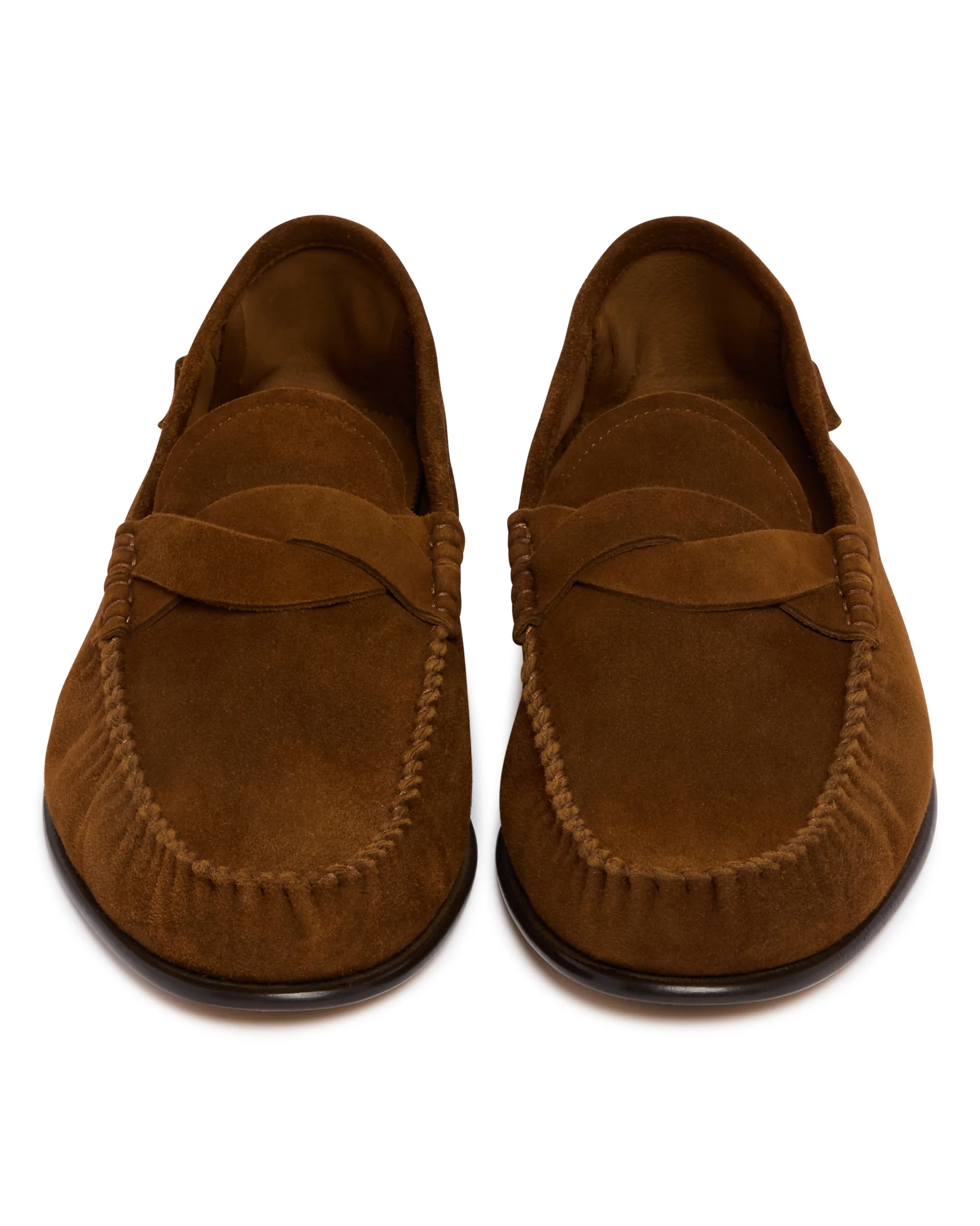 Mocassini In Suede Marroni - Image 4
