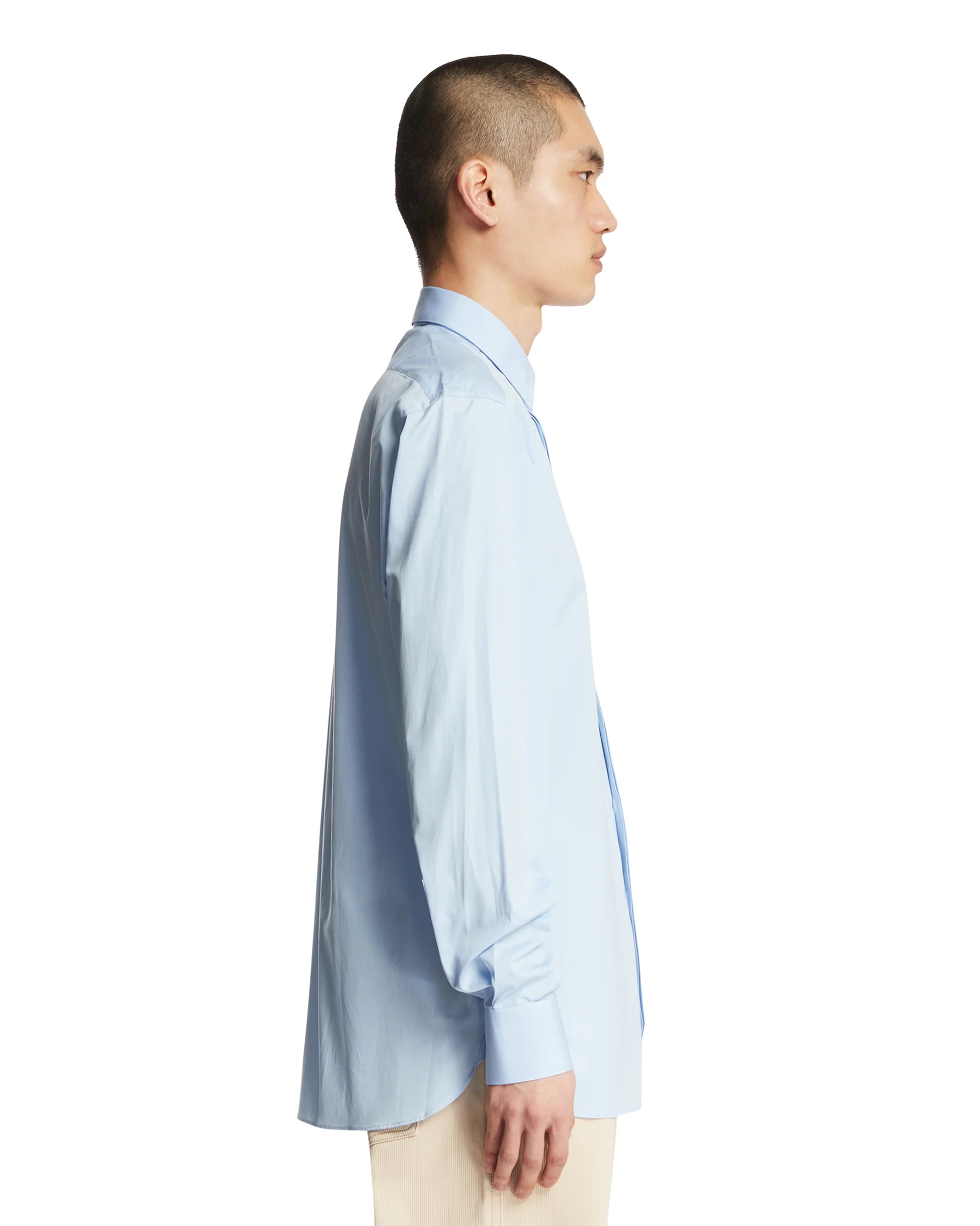Camicia In Cotone Azzurra - Image 4