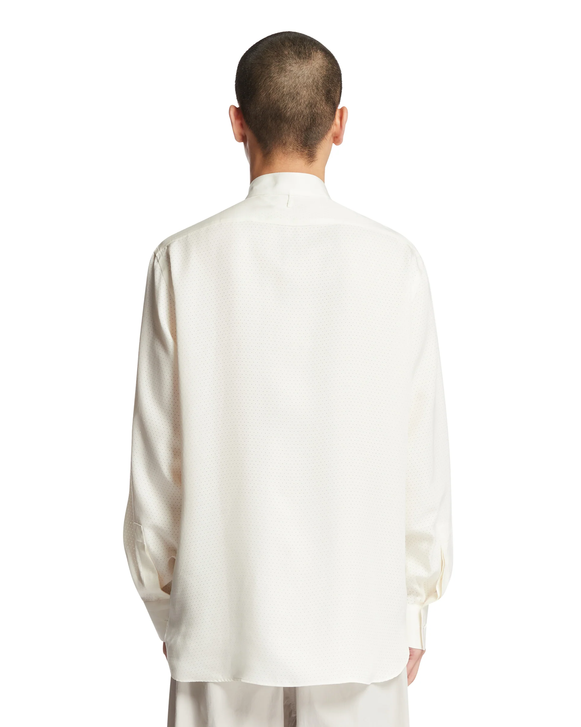 Camicia In Seta Bianca - Image 5
