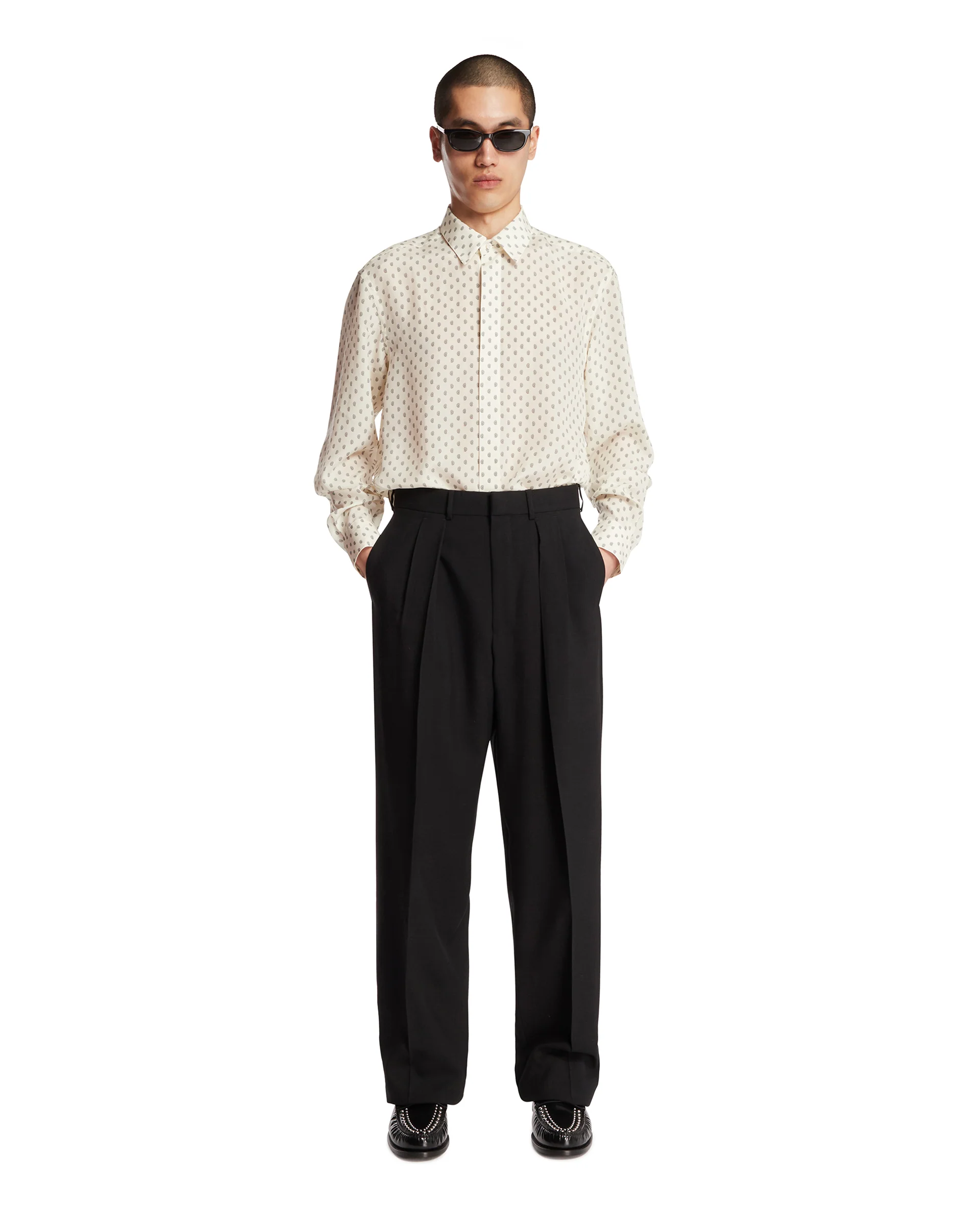 Camicia In Seta Bianca - Image 3