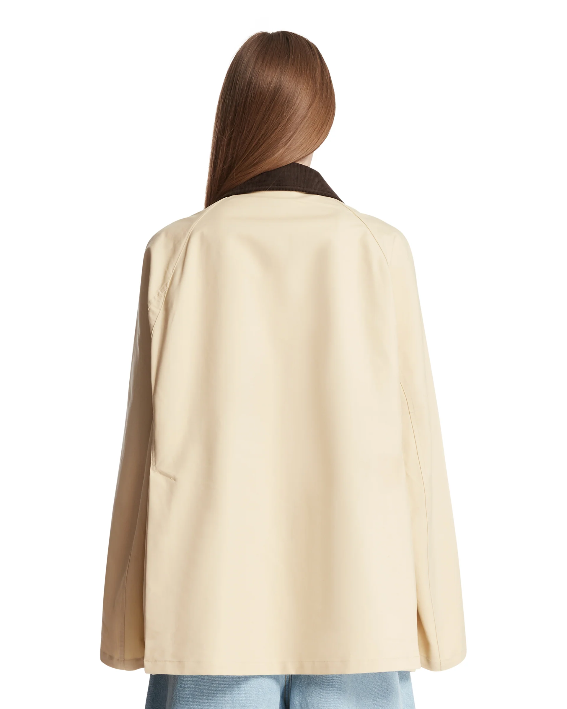 Giacca Country In Cotone Beige - Image 5
