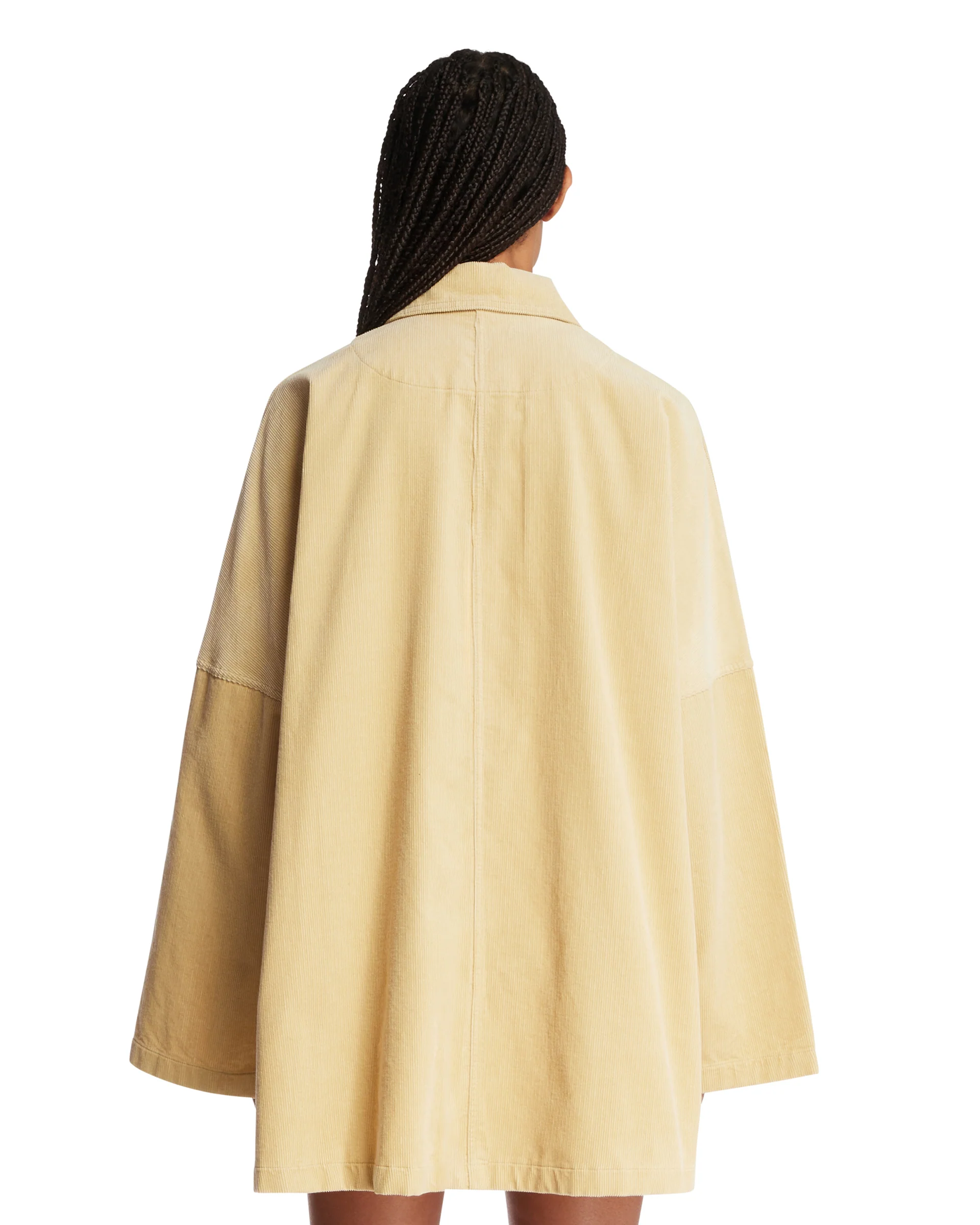 Giacca A Costine In Cotone Beige - Image 5
