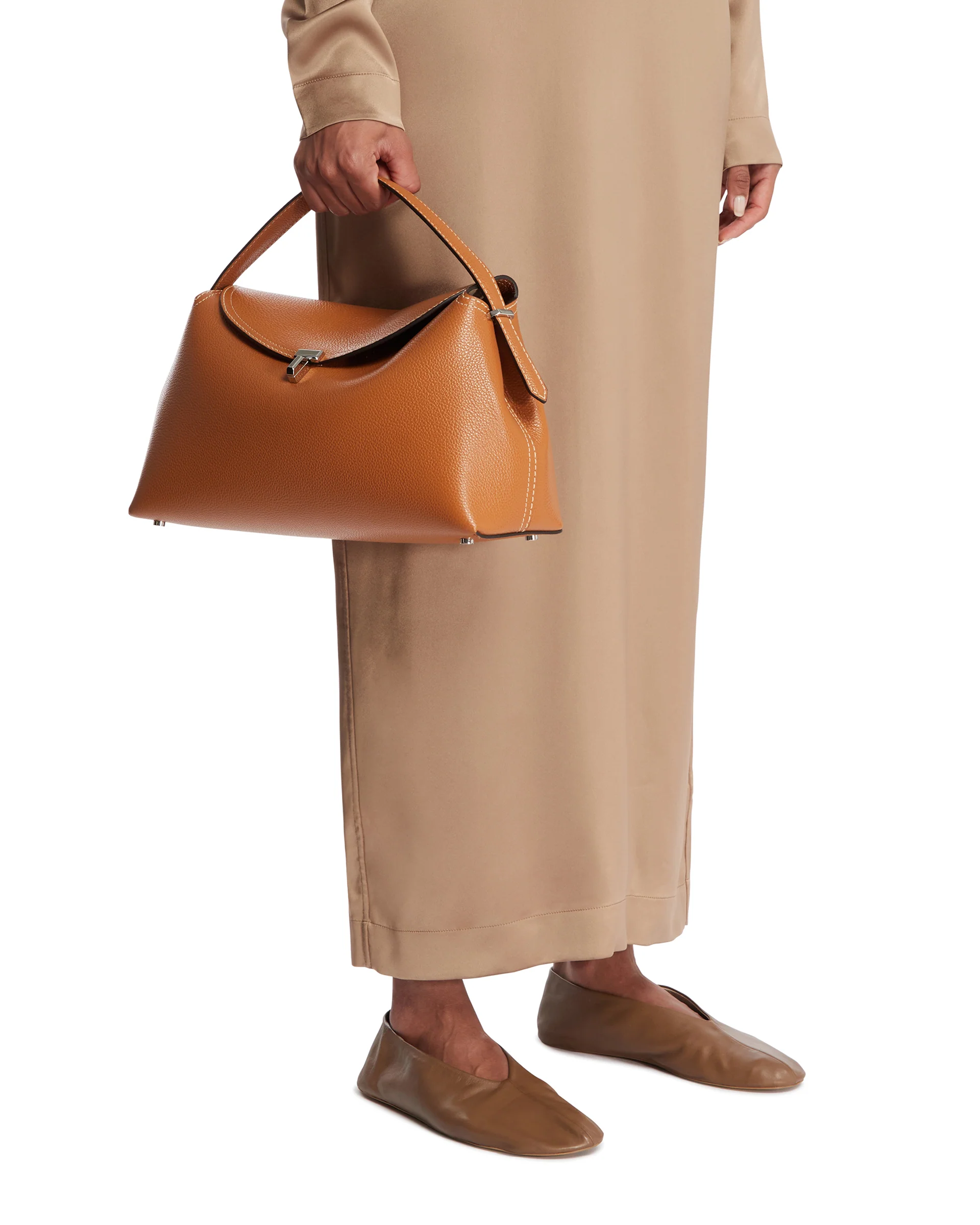 Borsa T-Lock Top Handle Beige - Image 3