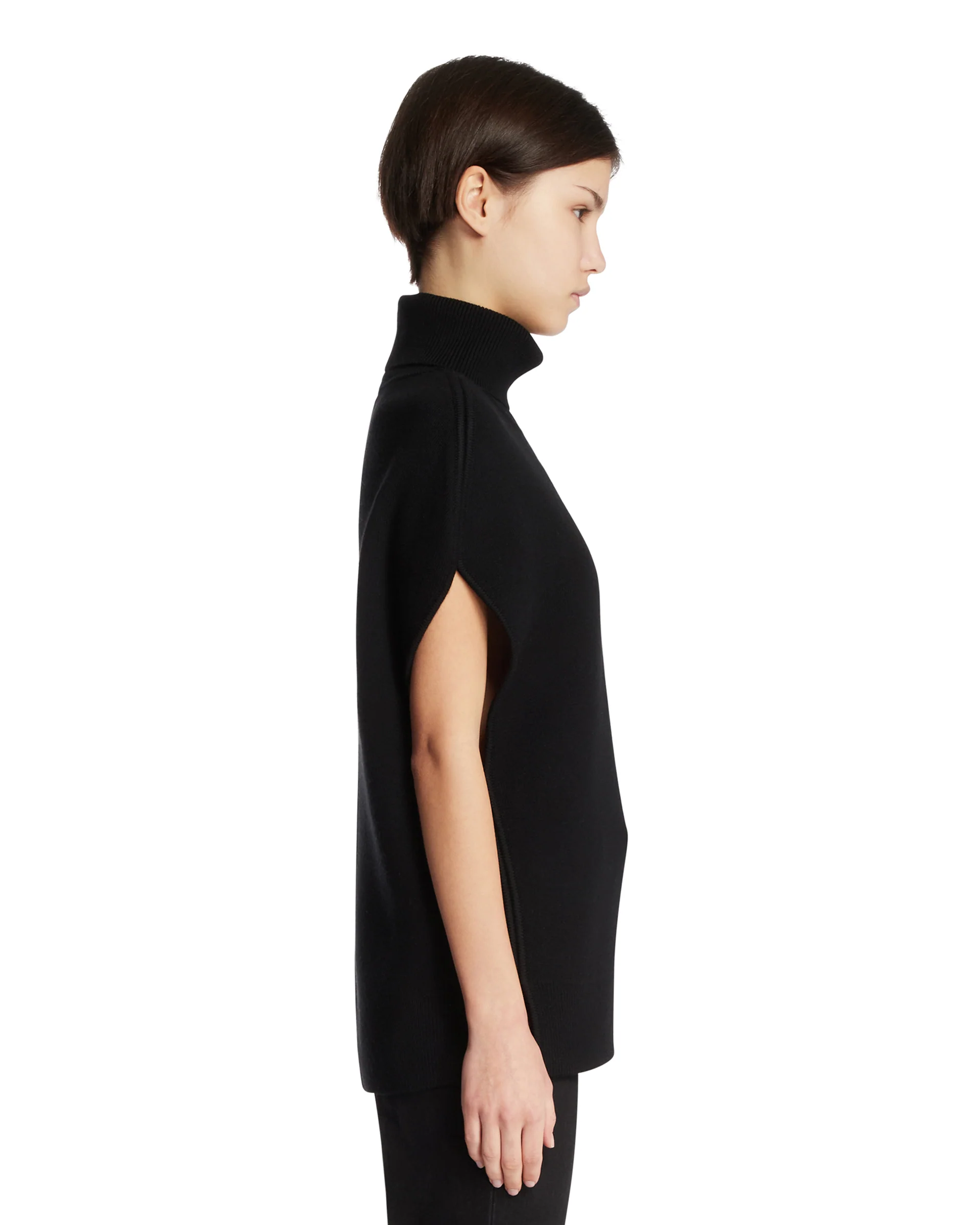 Pullover A Cappa Nero - Image 4