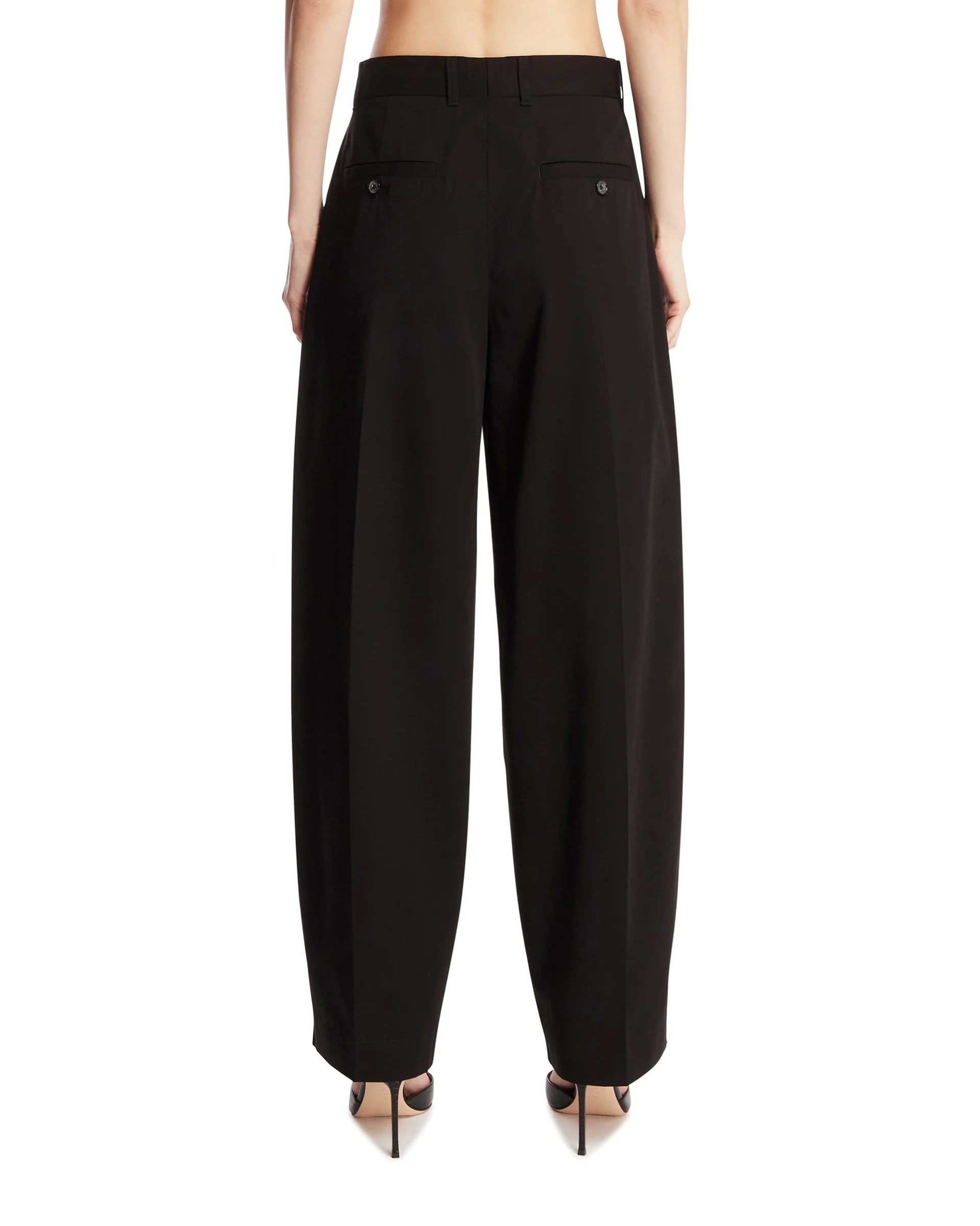 Pantaloni In Cotone Neri - Image 5