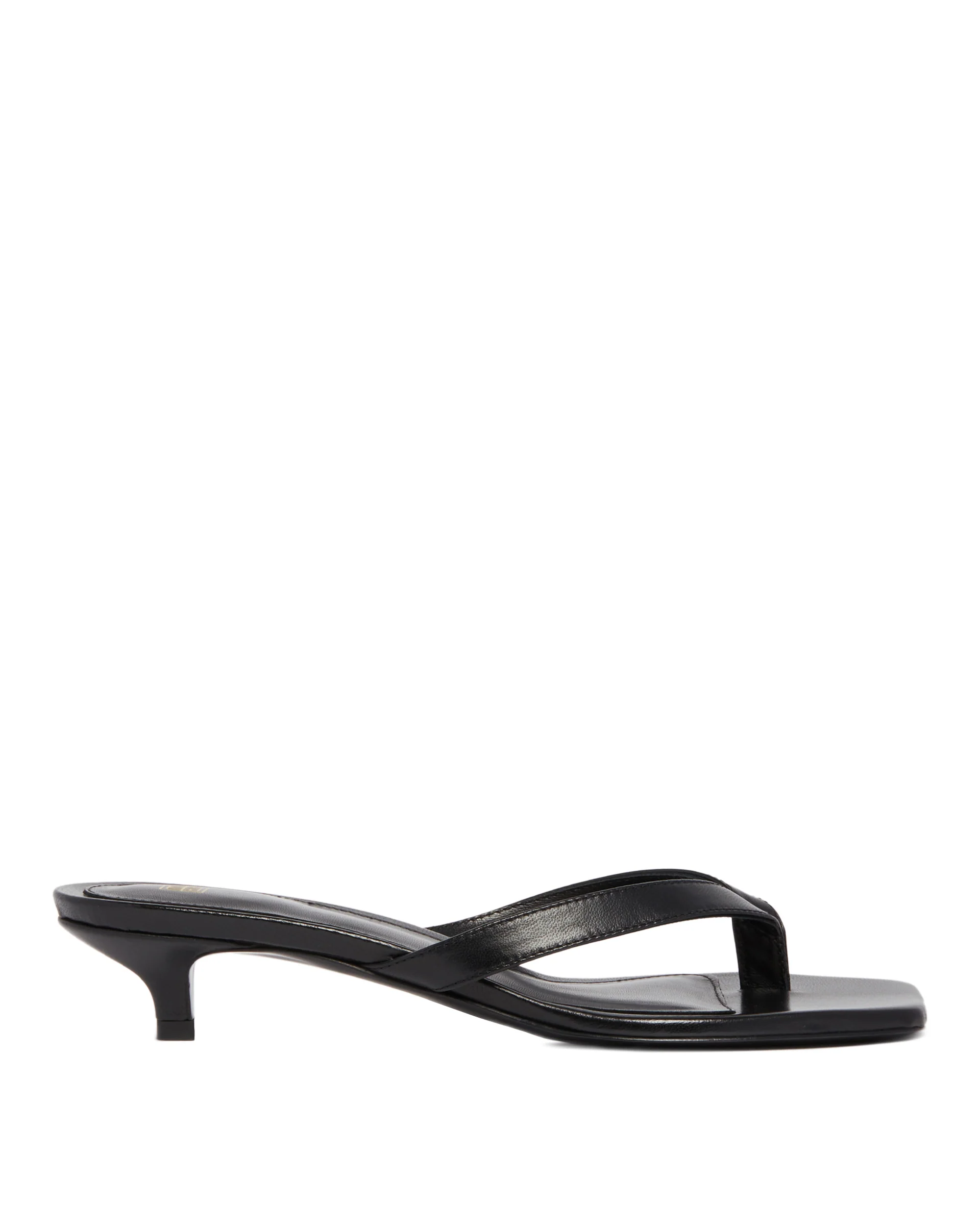 Sandali Infradito in Pelle Neri