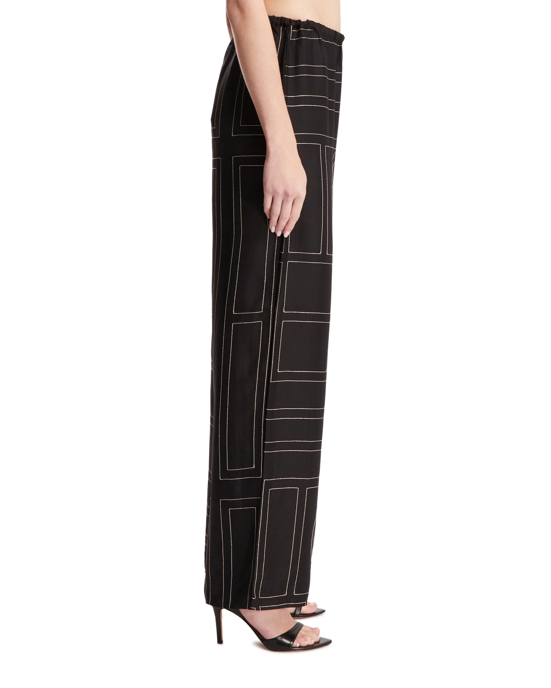Pantaloni Monogramma Neri - Image 4