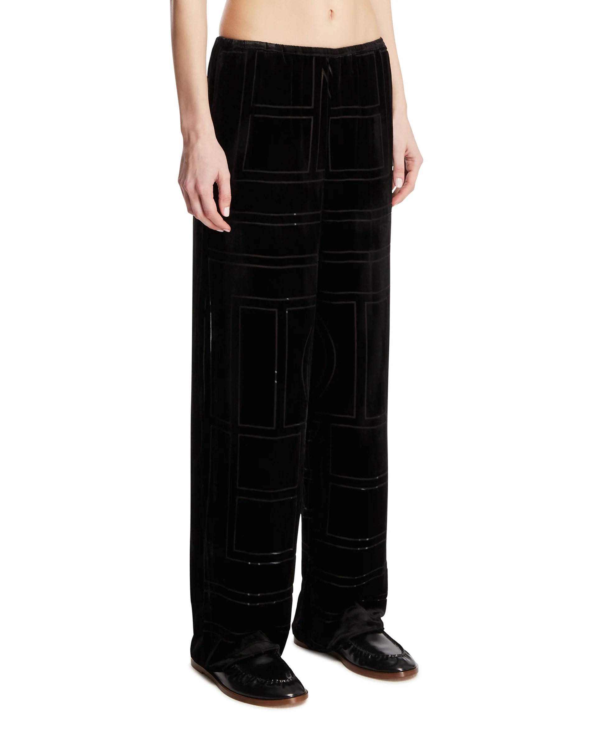 Pantaloni Monogram Neri - Image 2