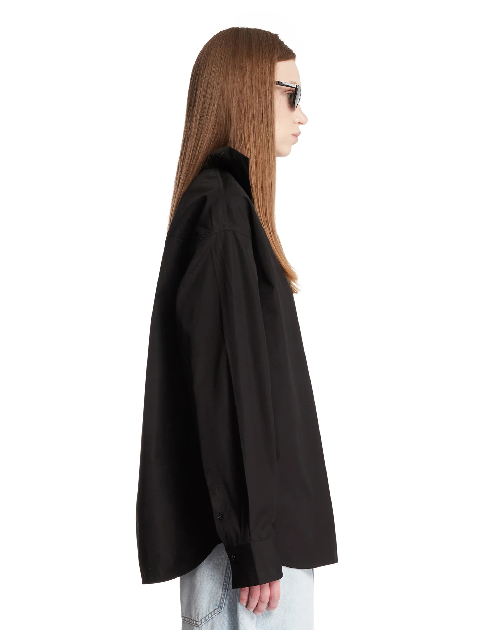 Camicia Oversize Nera - Image 4
