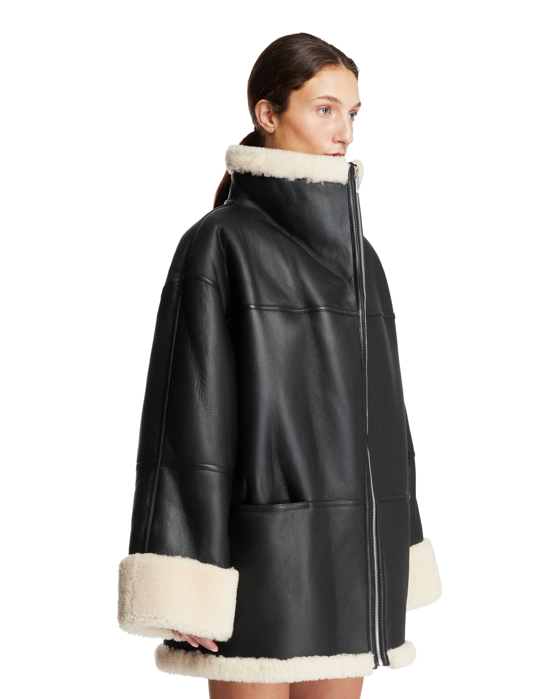 Giubbotto Shearling Oversize - Image 2