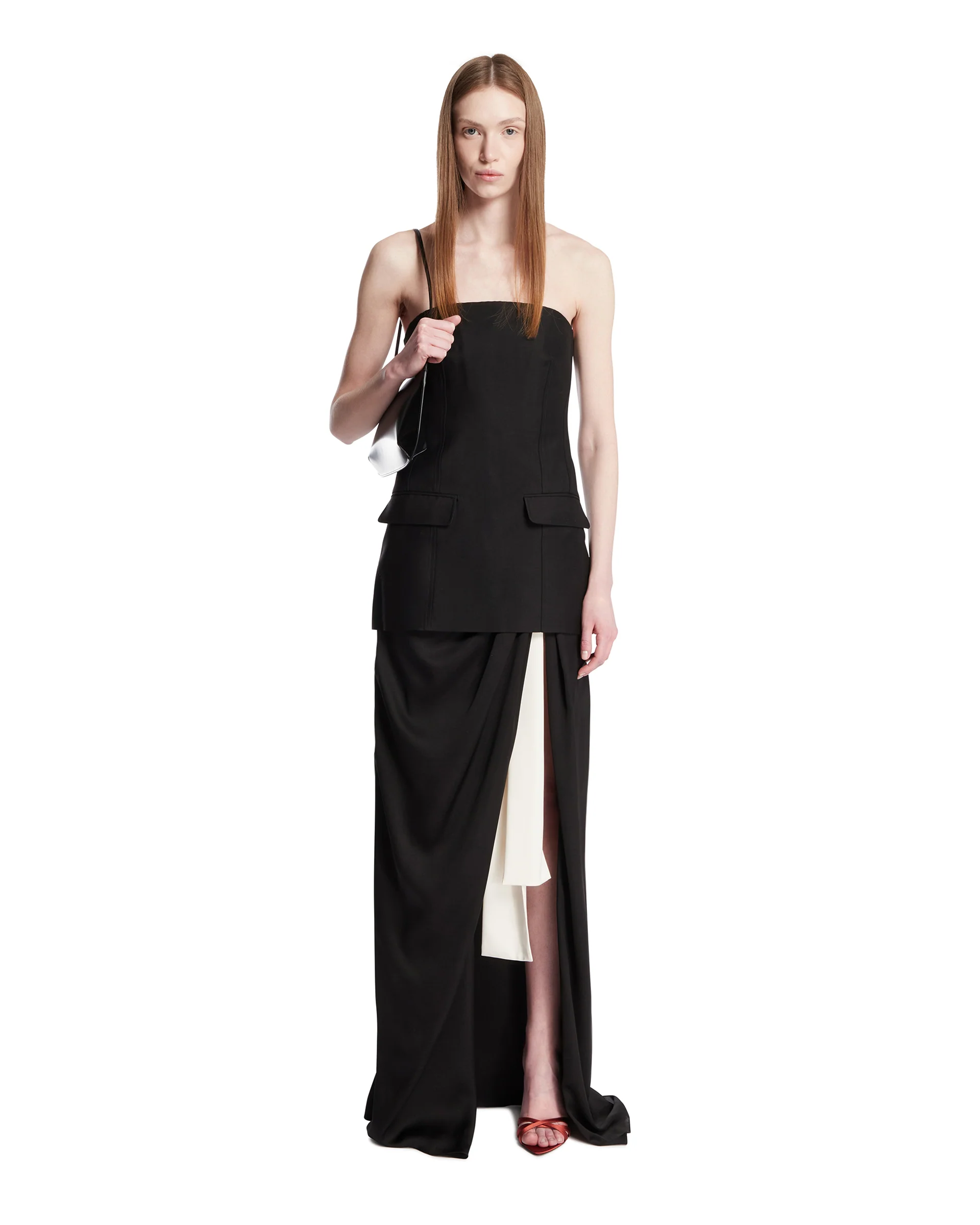 Top Con Tasche Nero - Image 3