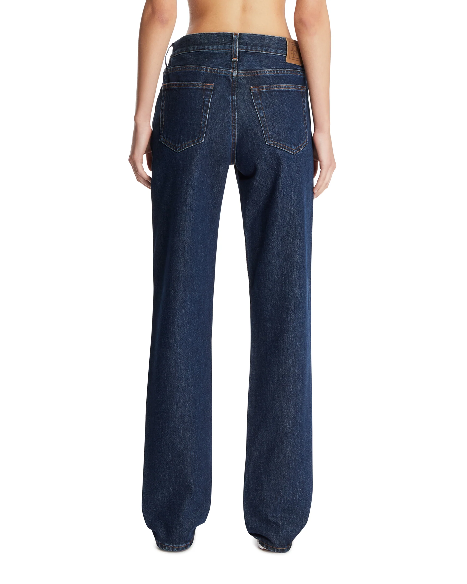Jeans A Gamba Dritta Blu - Image 5