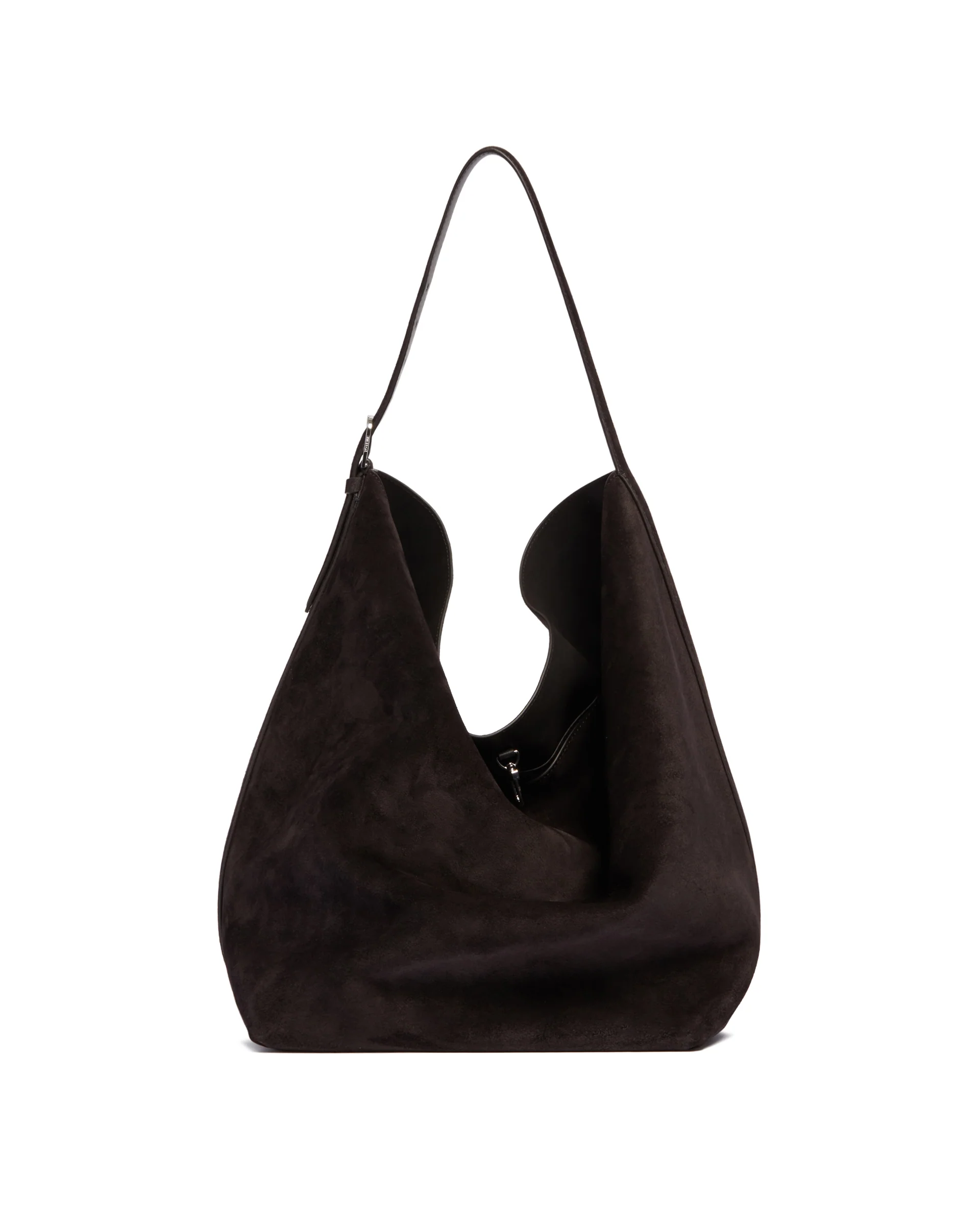 Borsa Belted Tote Marrone