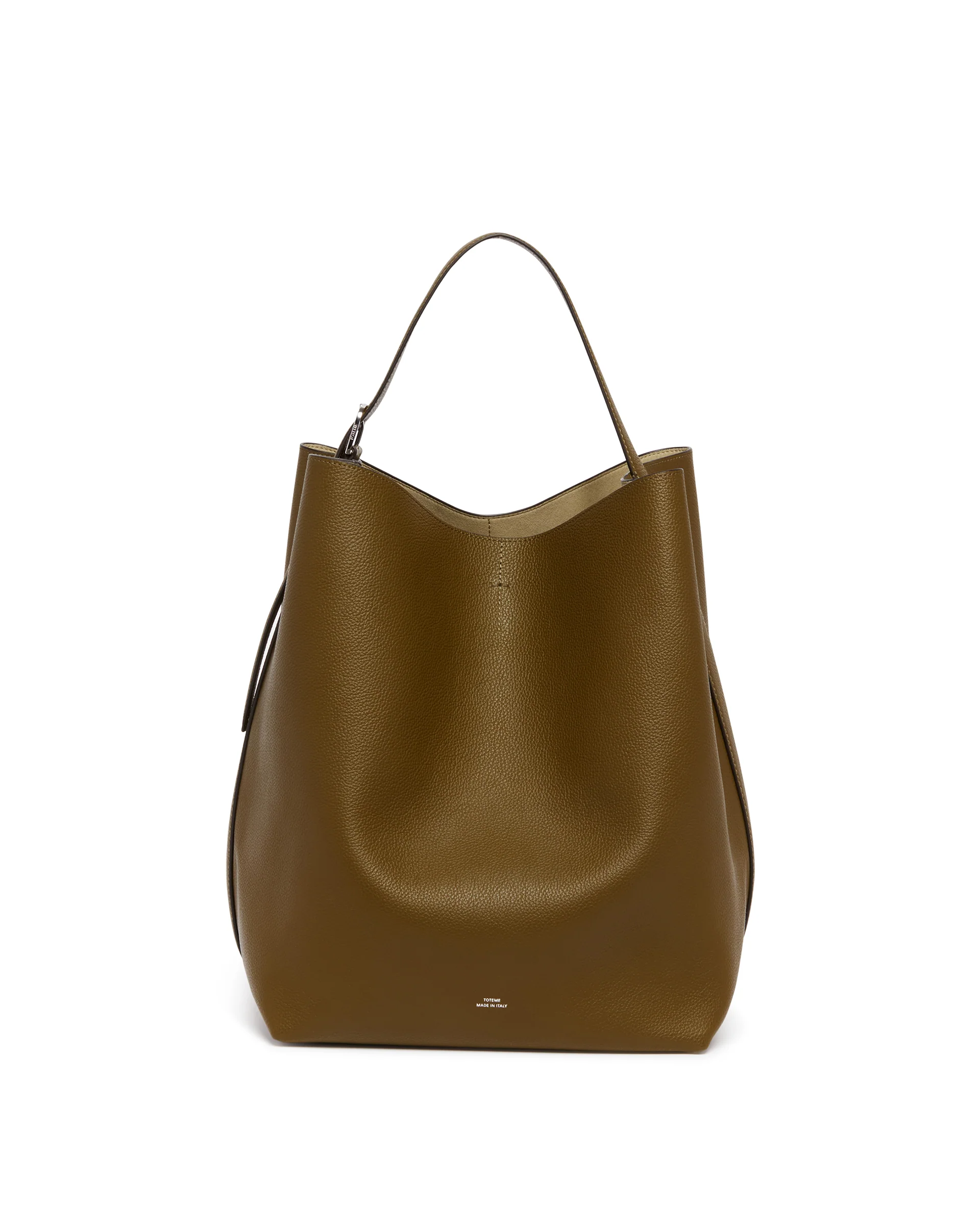 Tote Bag In Pelle Marrone
