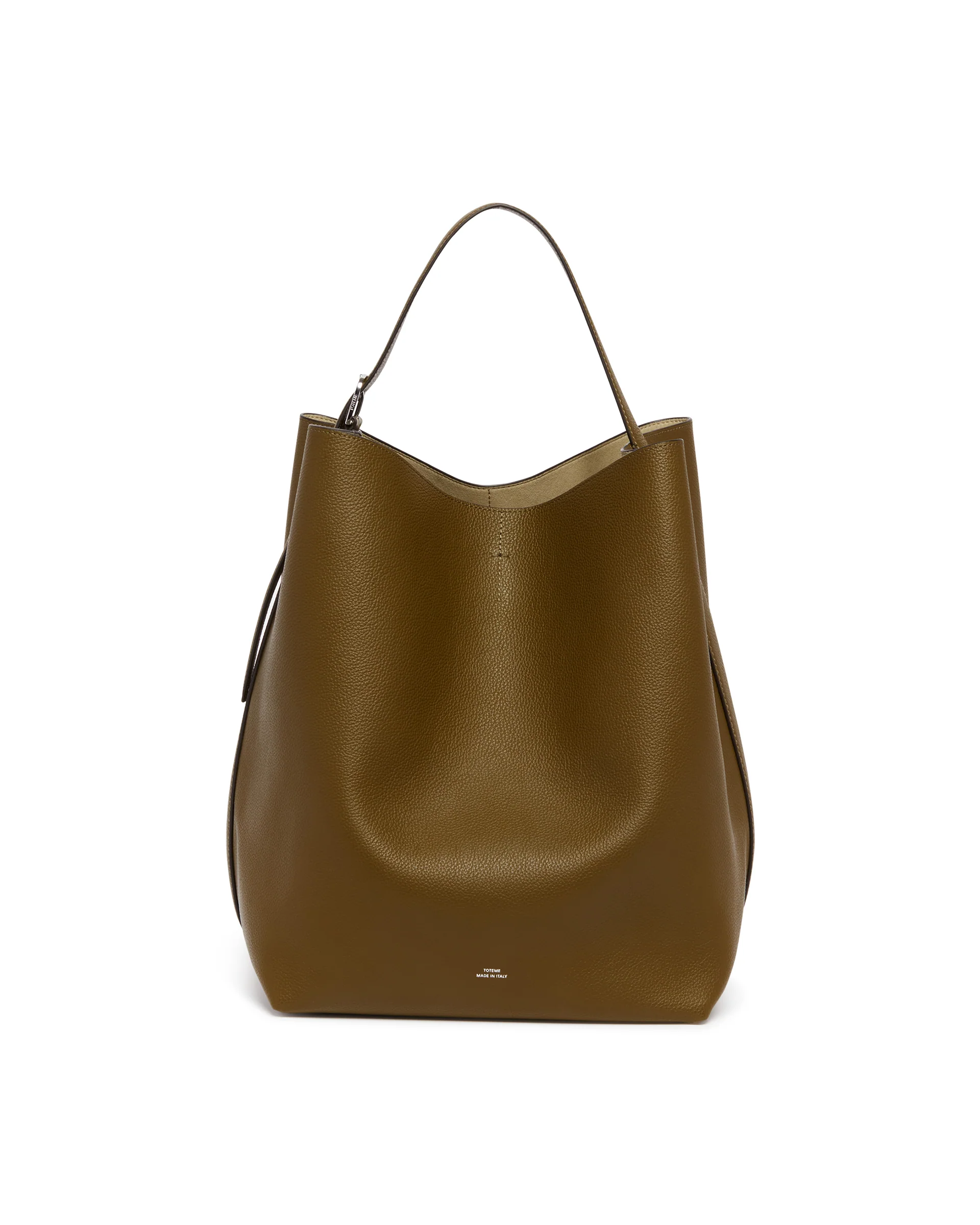 Tote Bag In Pelle Marrone - Image 2