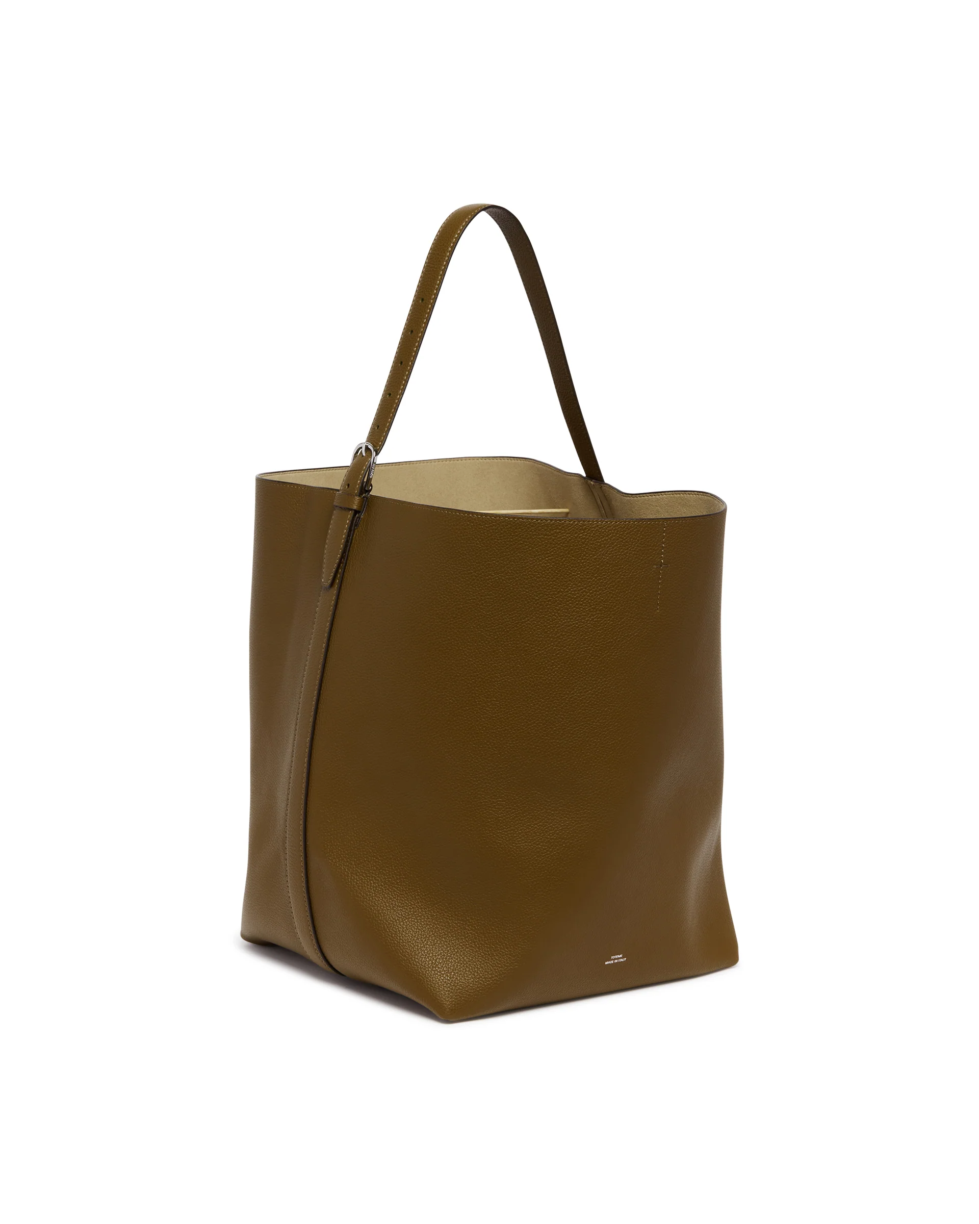 Tote Bag In Pelle Marrone - Image 5