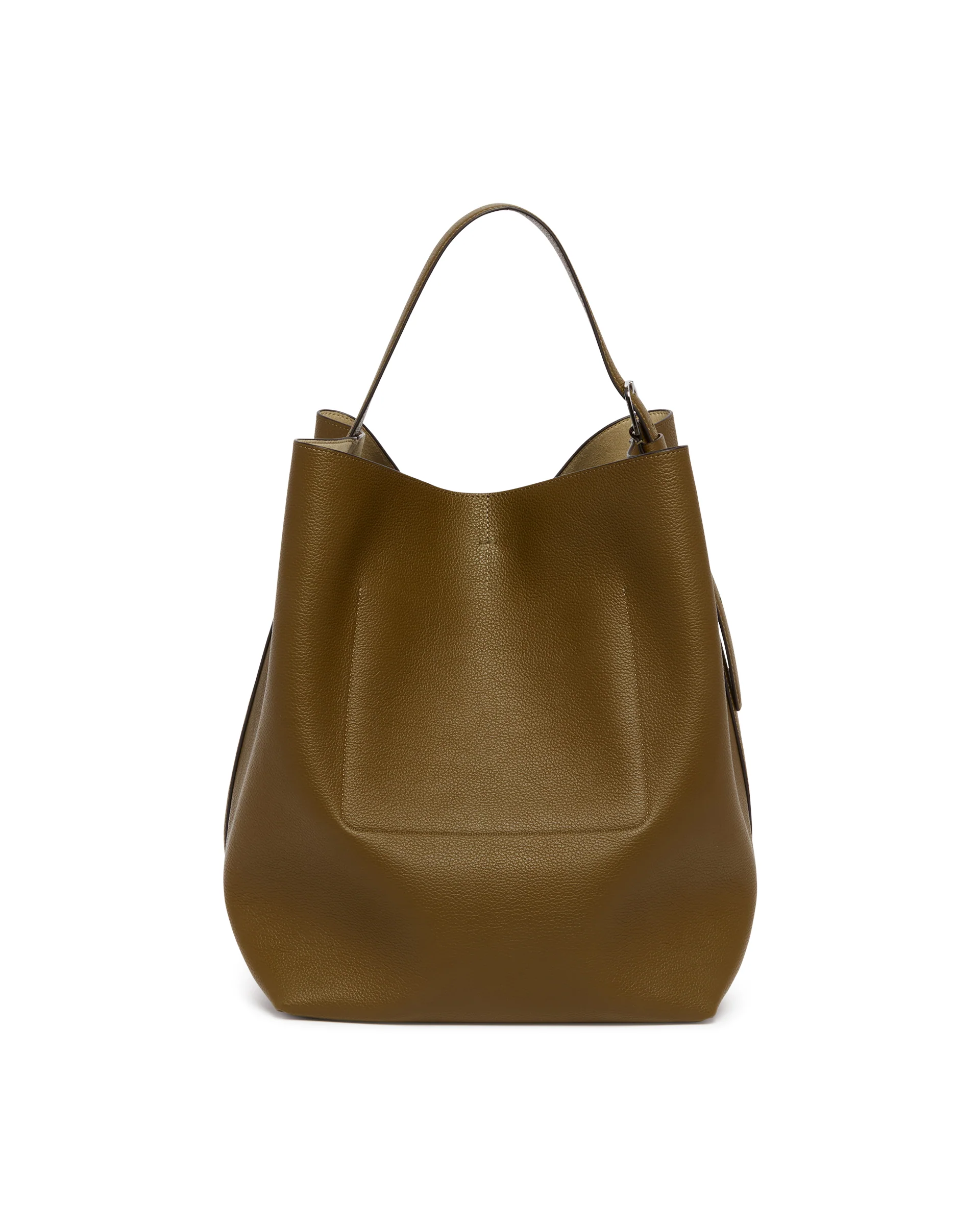Tote Bag In Pelle Marrone - Image 6