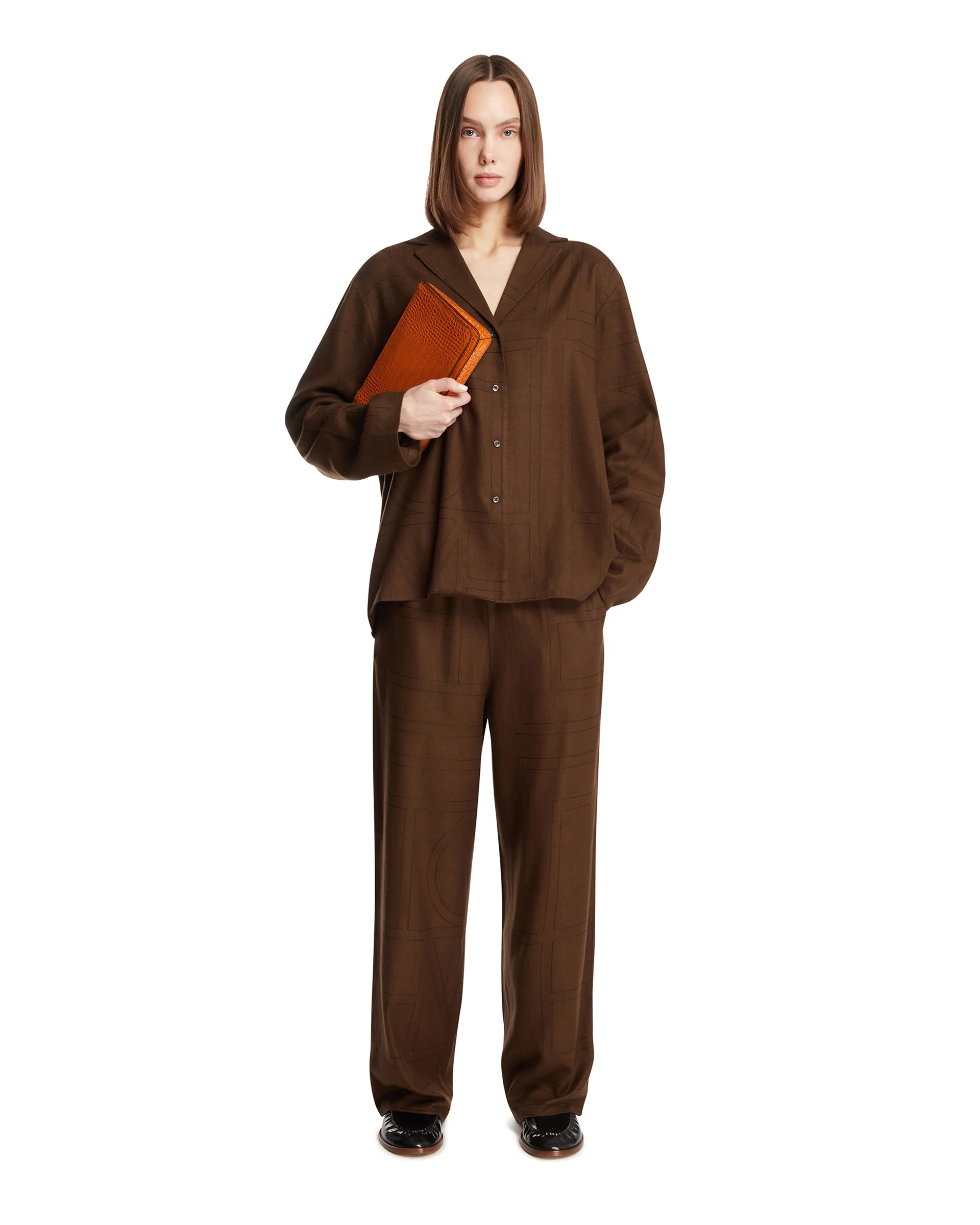 Top Monogram Marrone - Image 3