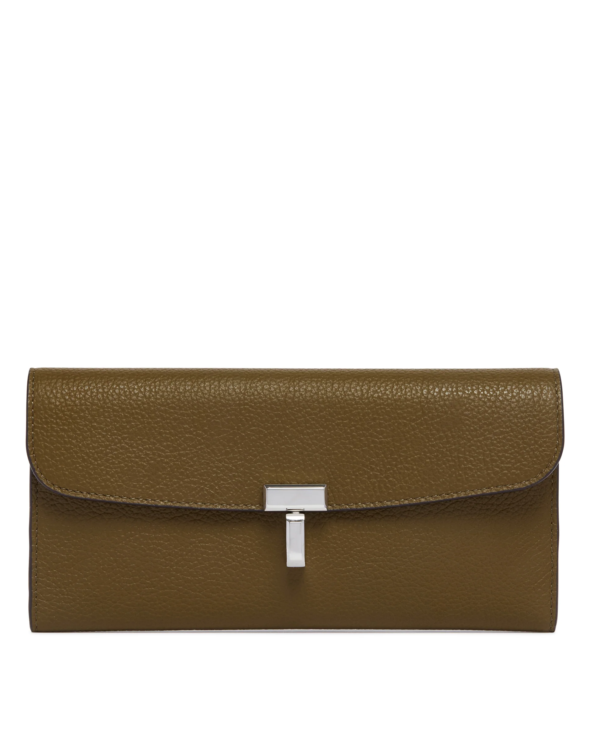 Portafoglio T-Lock In Pelle Verde