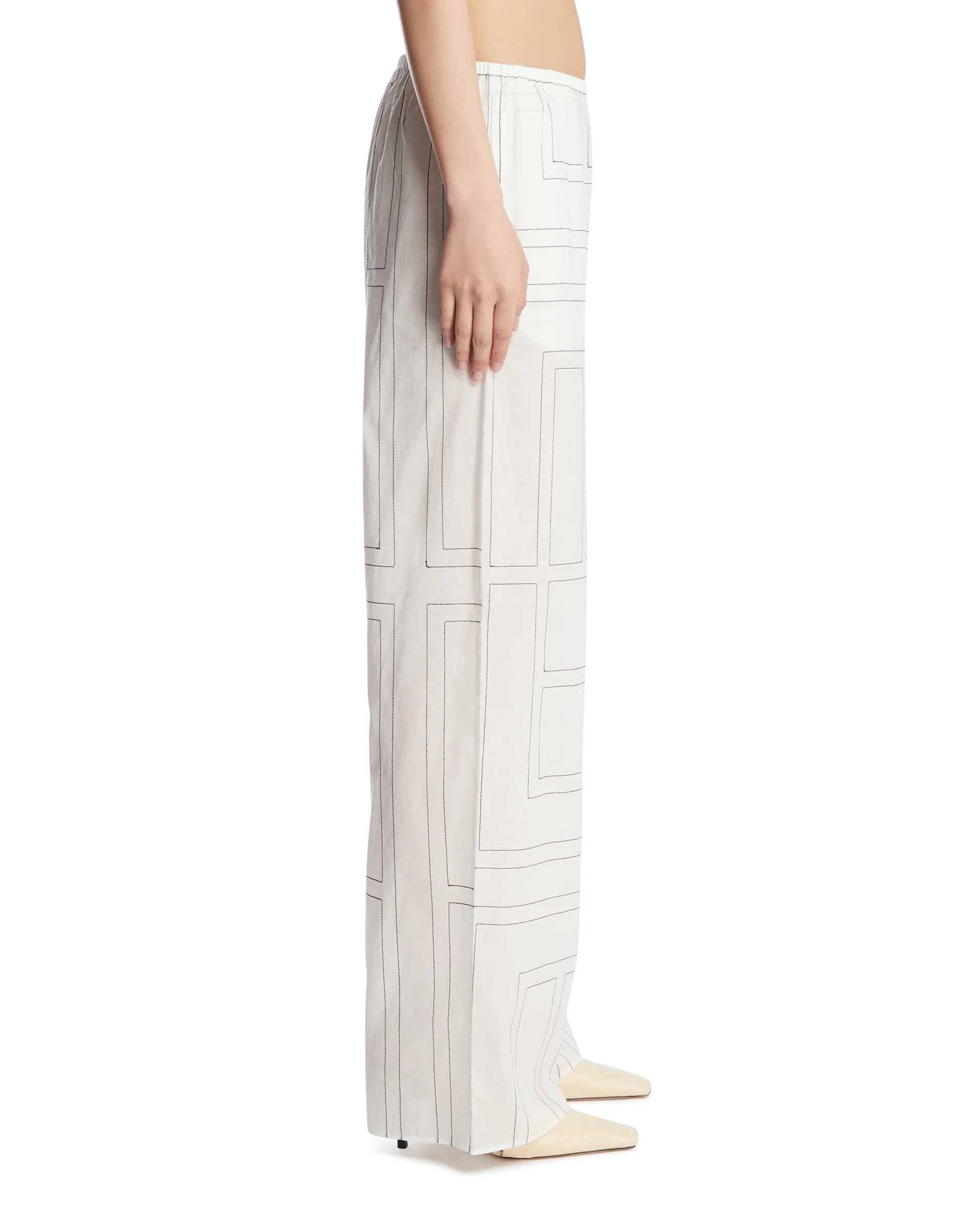 Pantaloni Monogram Bianchi - Image 4