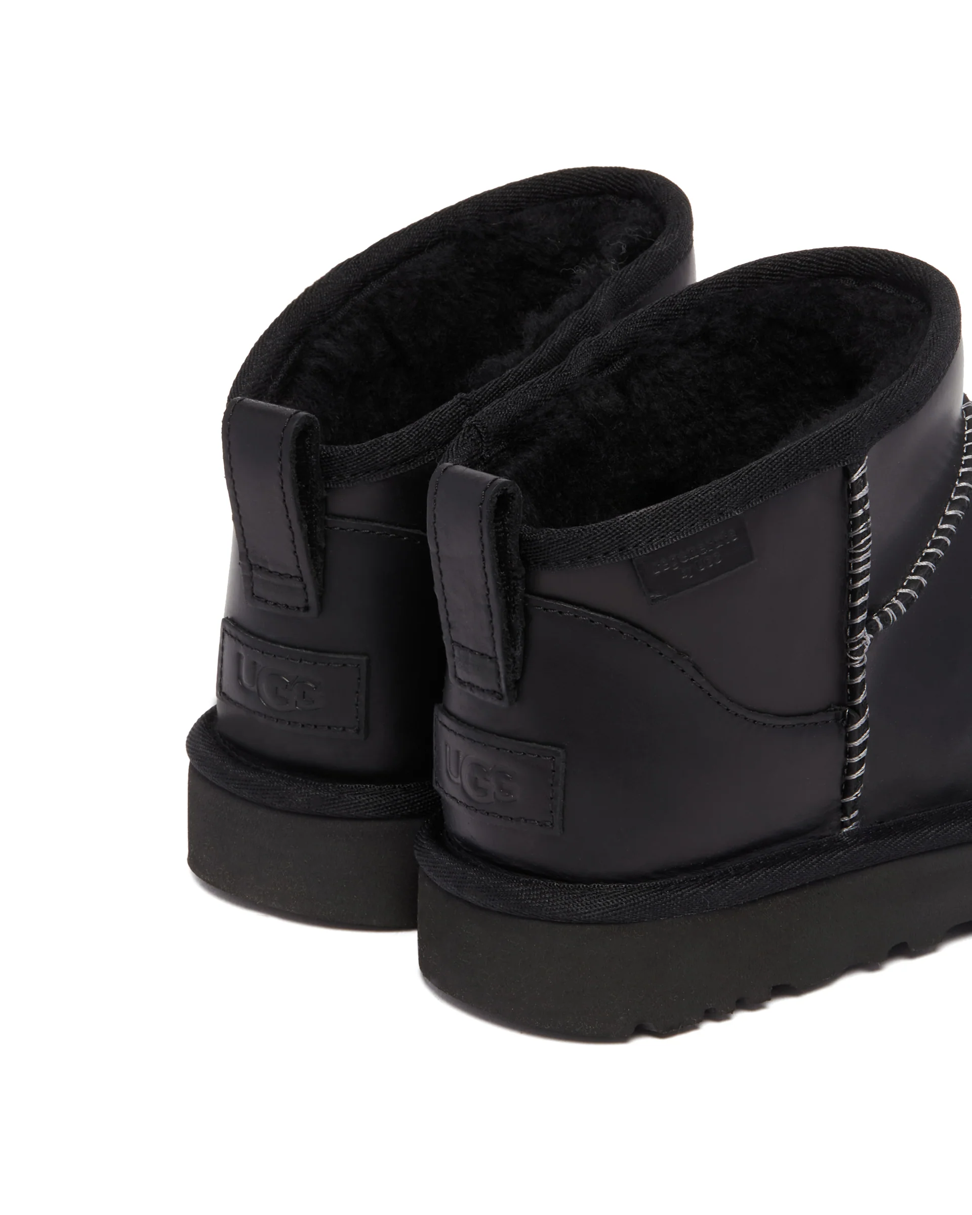 Stivali Classic Ultra Mini Leather Regenerate Neri - Image 6