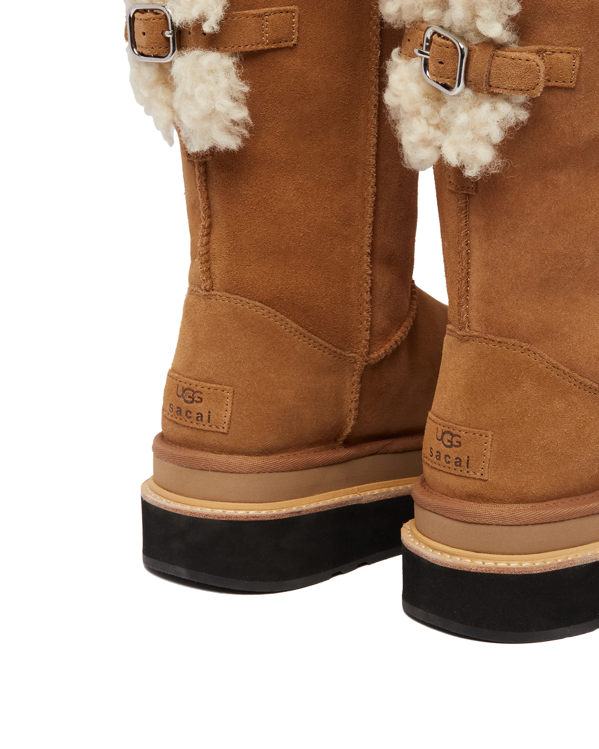 UGG X Sacai Stivali Thigh High Beige - Image 6