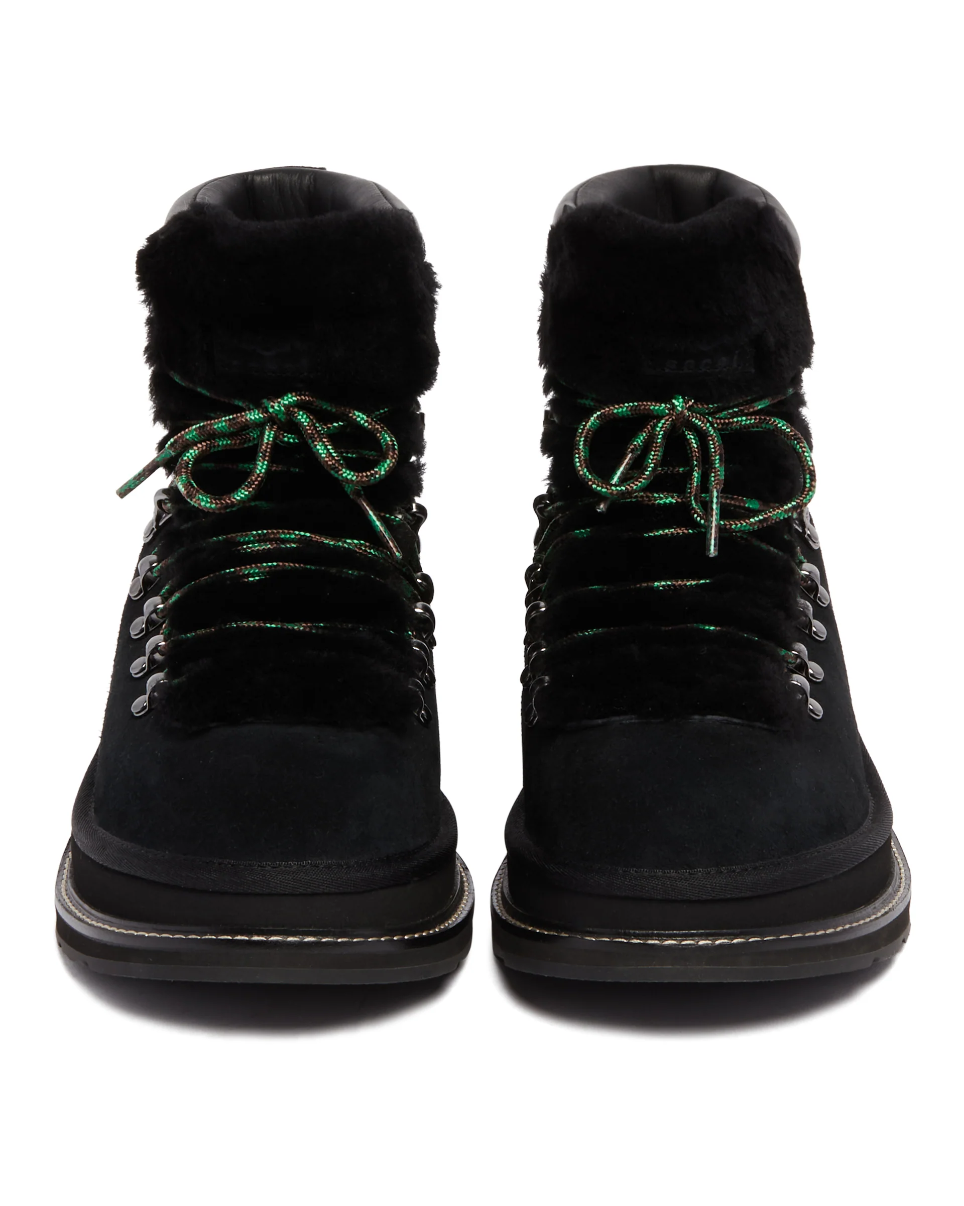 UGG X Sacai Stivaletti Hiker In Pelle Neri - Image 4