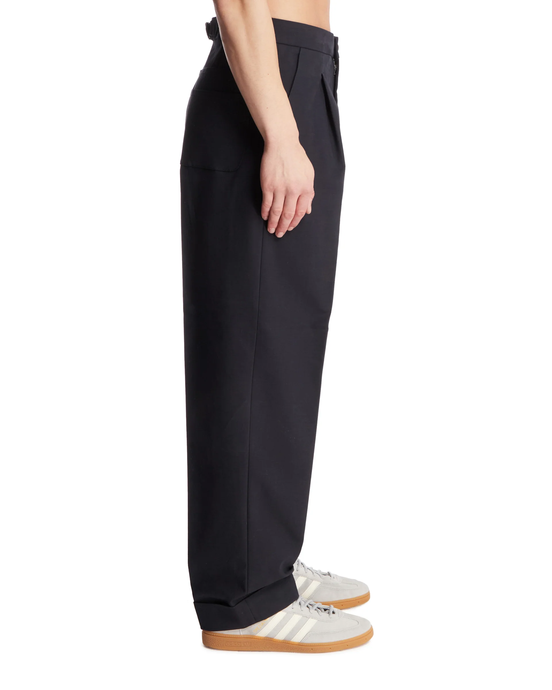 Pantaloni In Cotone Blu - Image 4