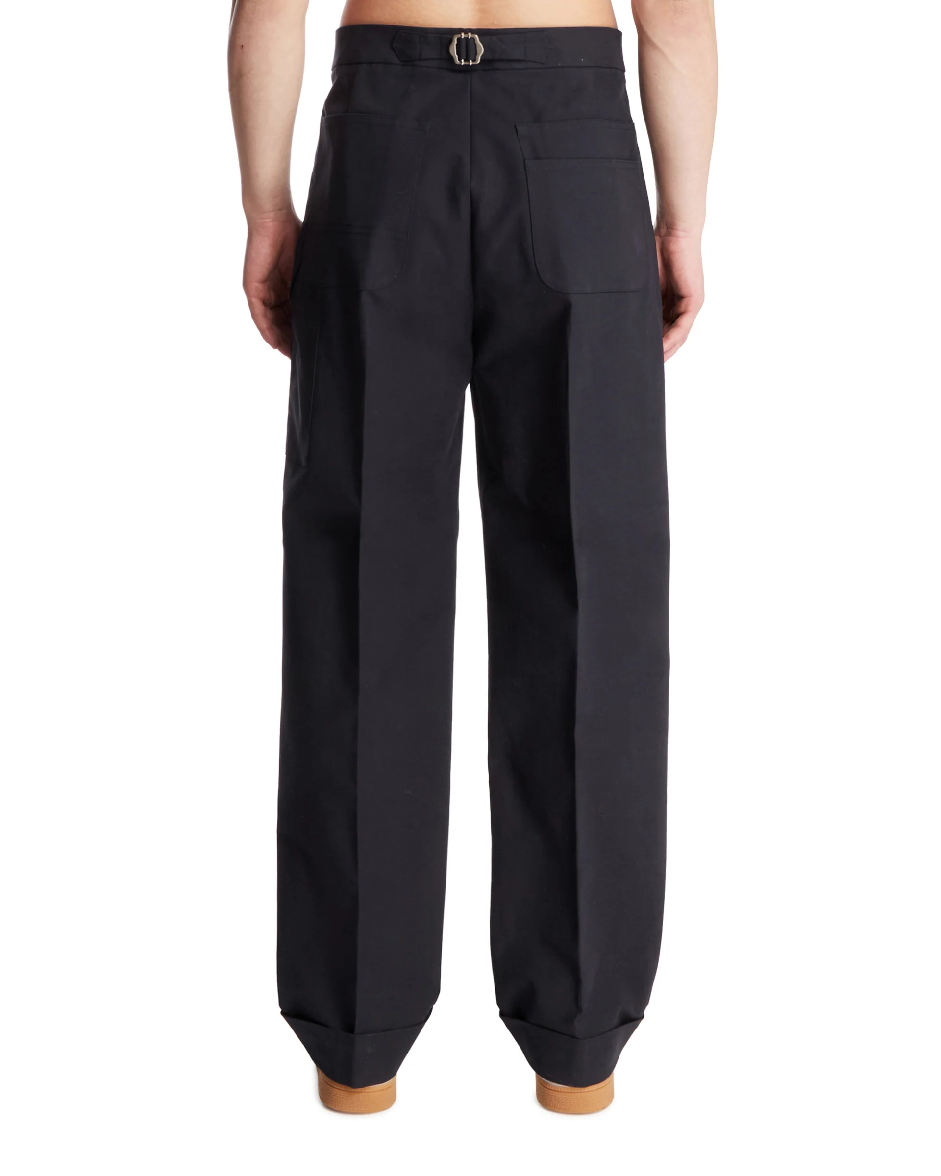 Pantaloni In Cotone Blu - Image 5
