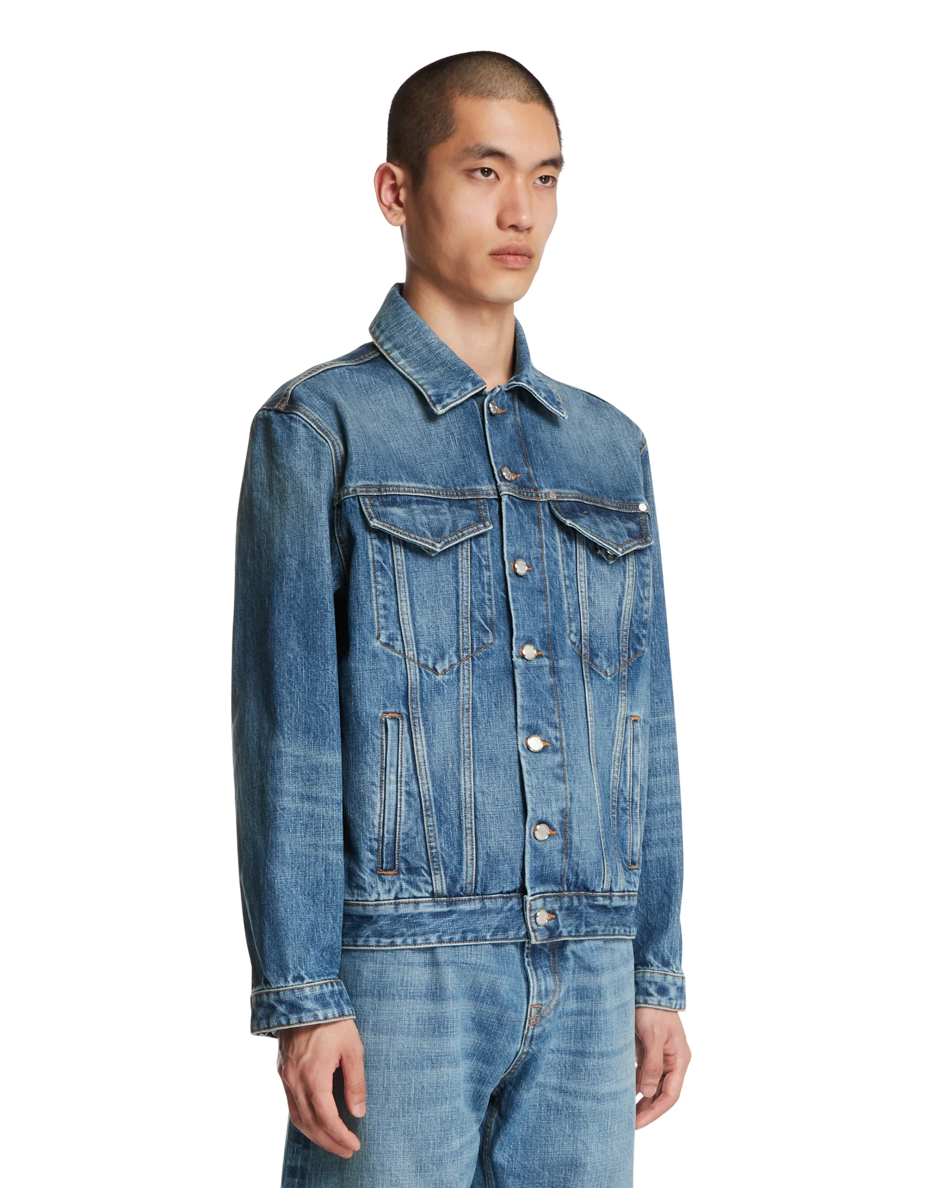 Giacca In Denim Blu - Image 2