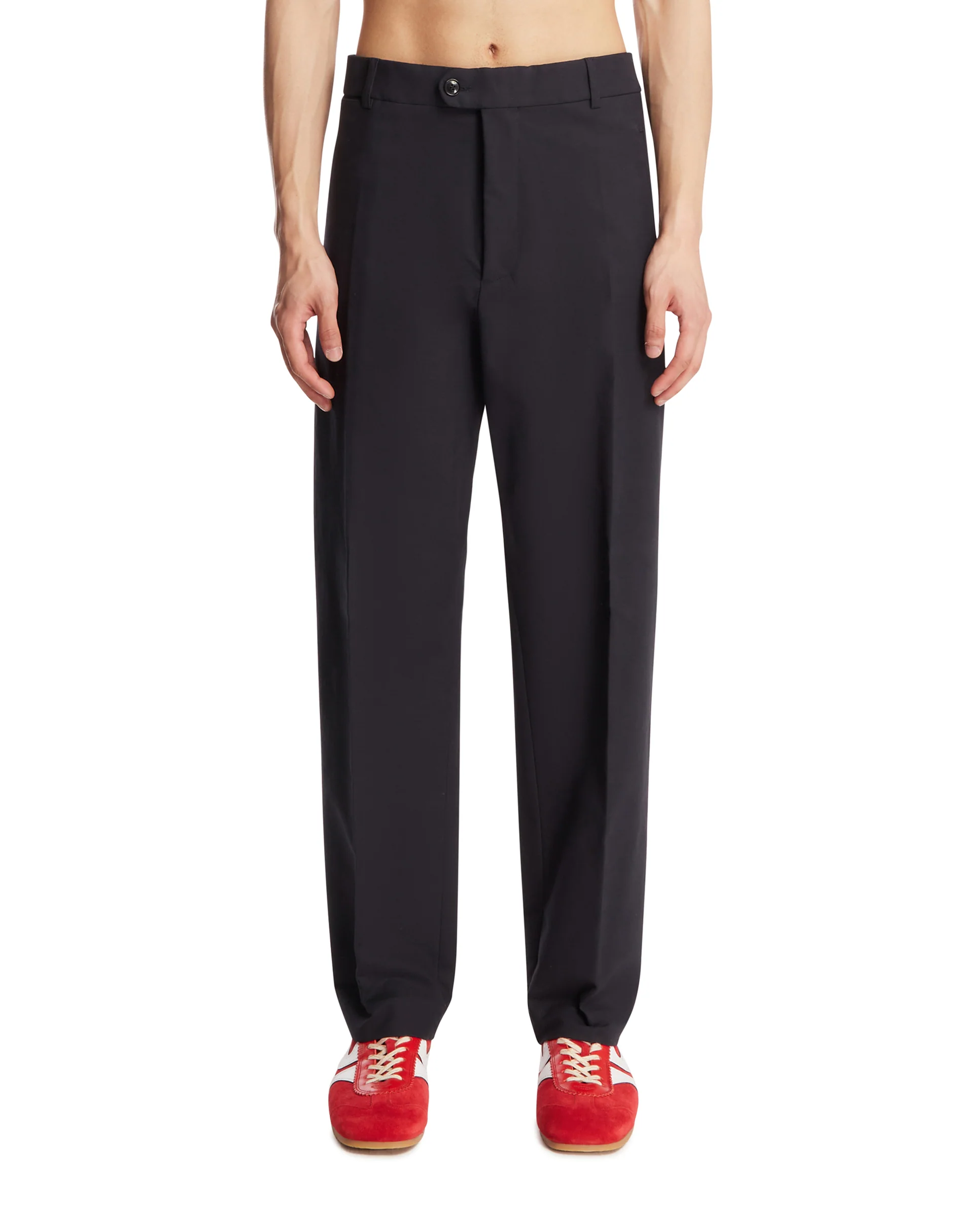 Pantaloni Matt In Cotone Blu
