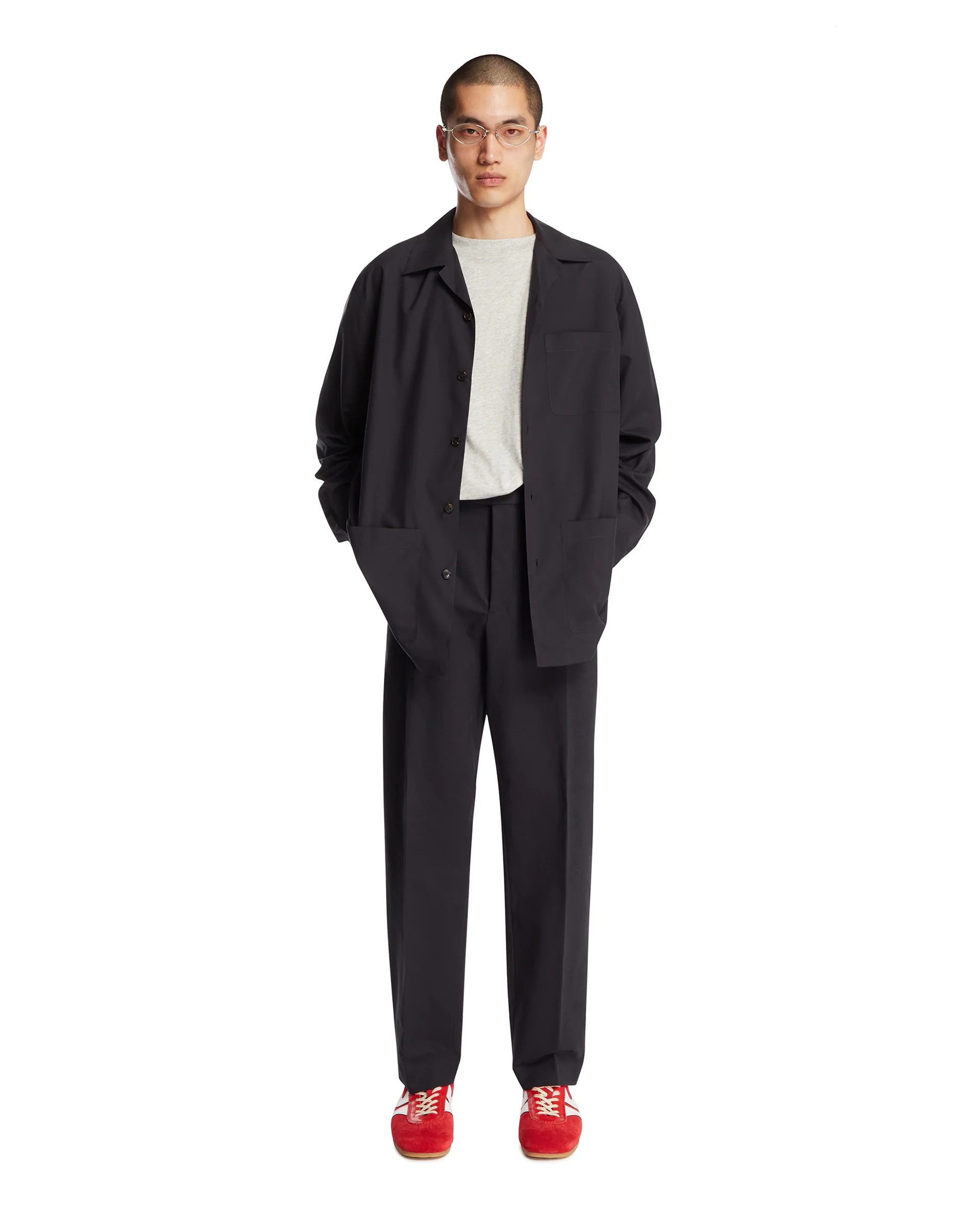 Pantaloni Matt In Cotone Blu - Image 3