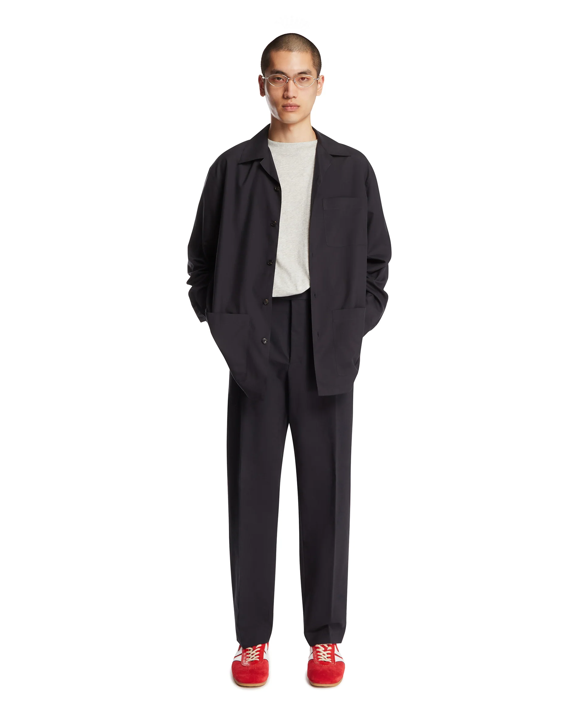 Overshirt Santiago In Seta Blu - Image 3