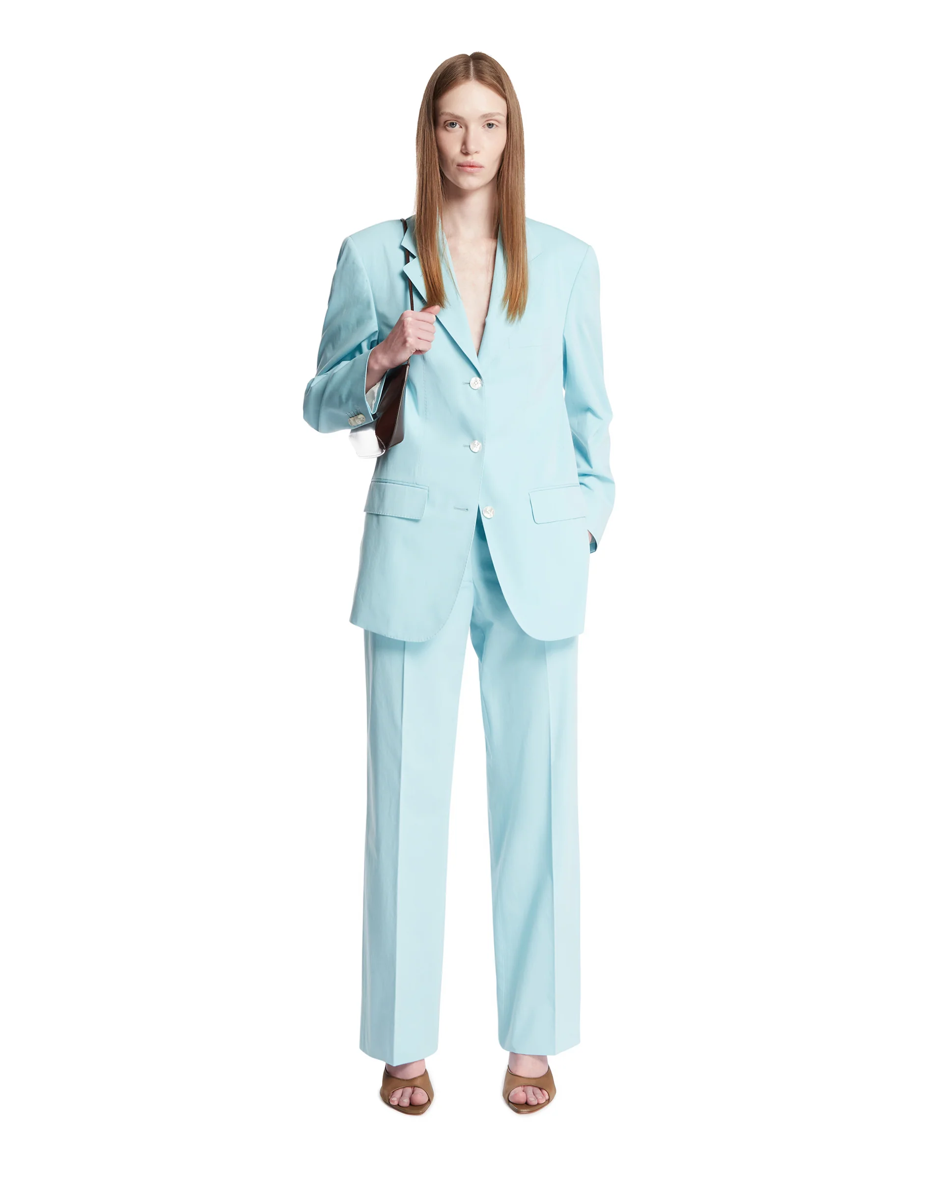 Blazer Azzurro Monopetto - Image 3