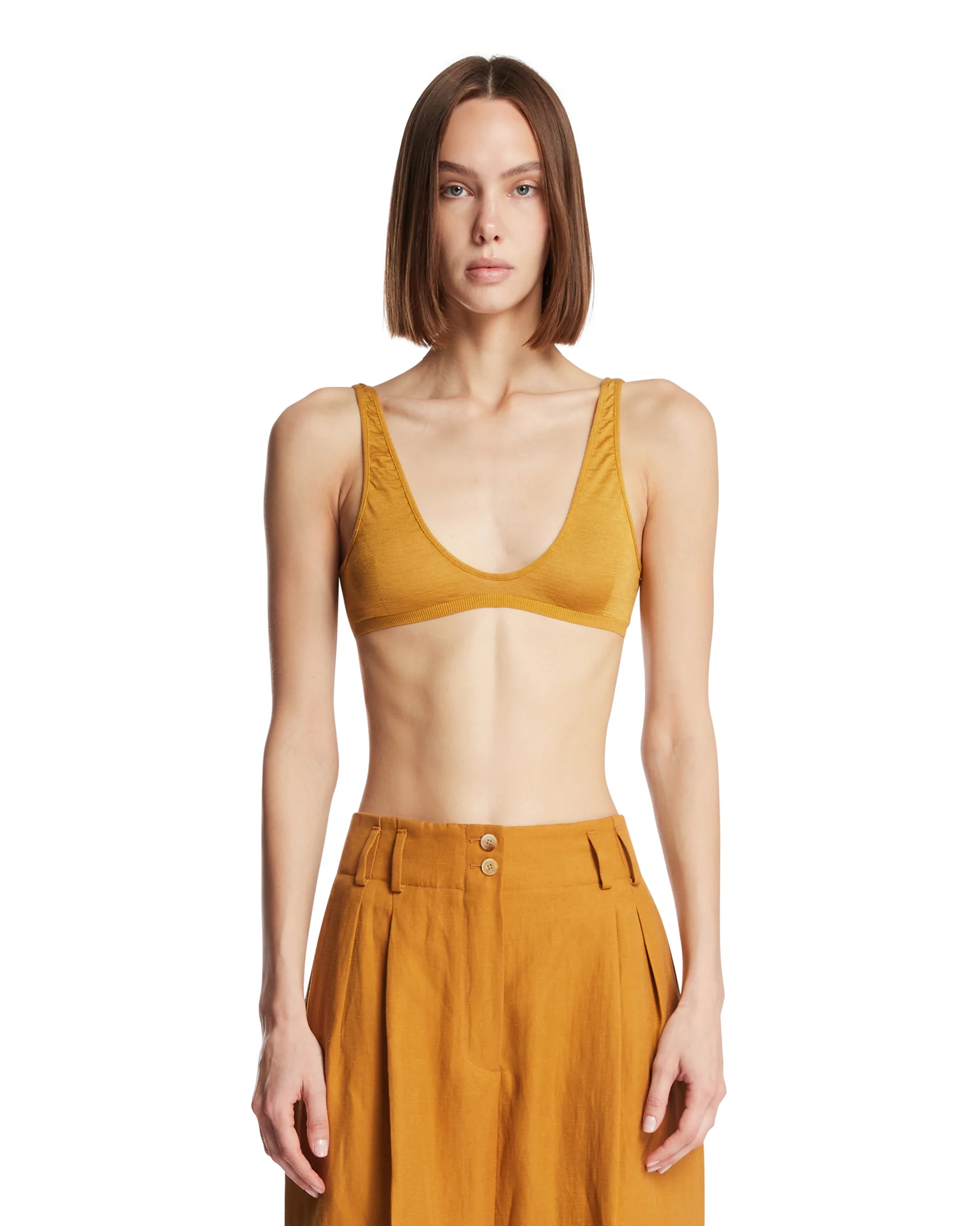 Bra Nikki In Seta Arancione