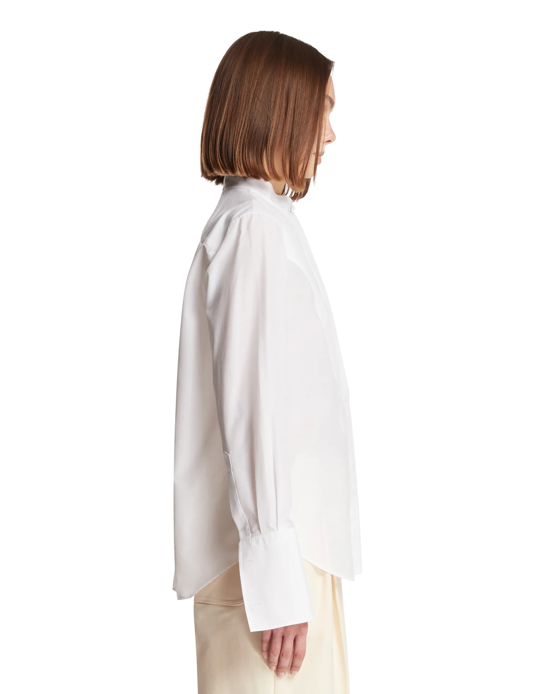 Camicia Luisa Tuxedo Bianca - Image 4