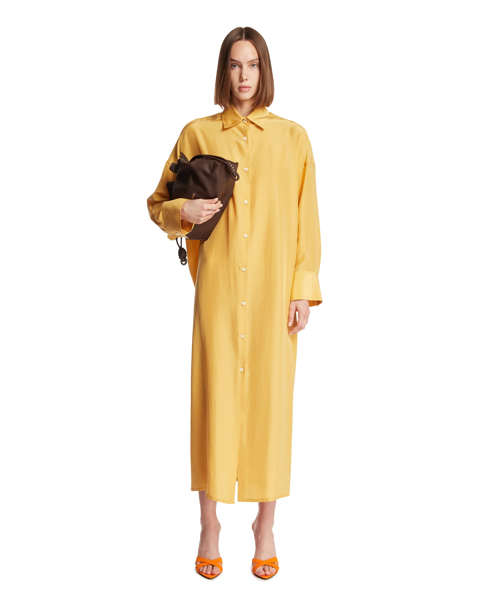 Abito Camicia Cassis Giallo - Image 3