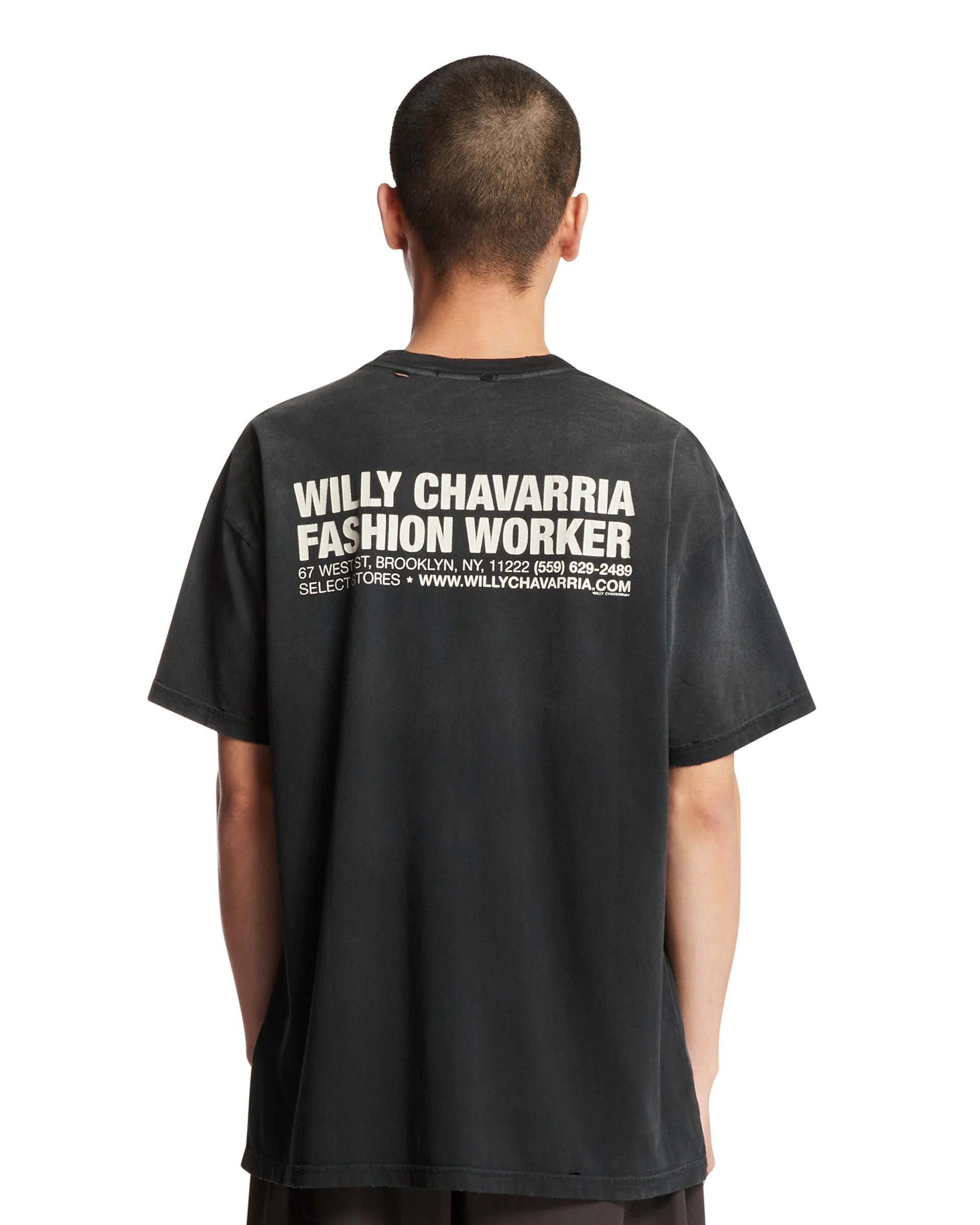 T-Shirt Con Stampa Nera - Image 5